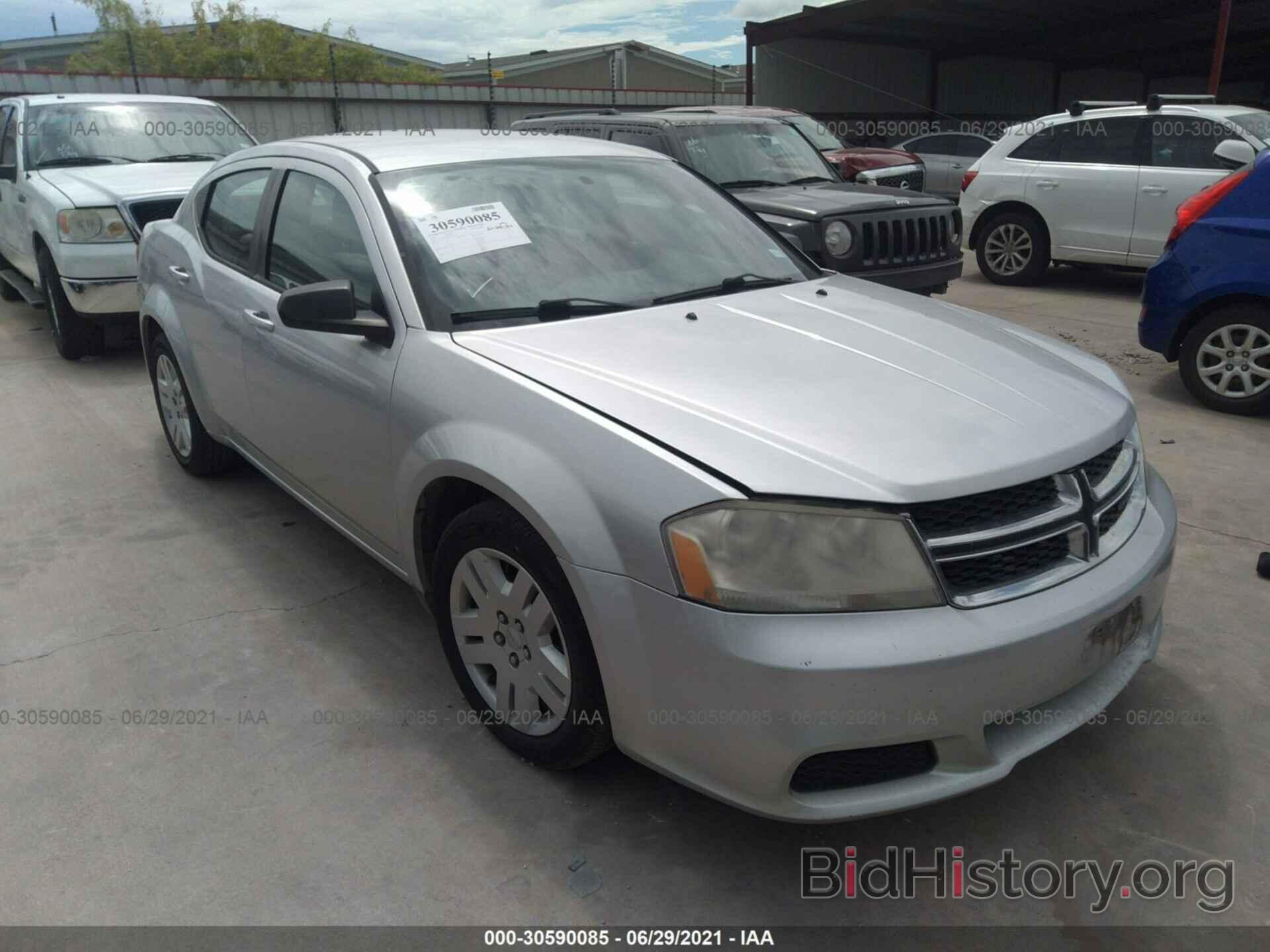 Фотография 1C3CDZAB9CN243825 - DODGE AVENGER 2012