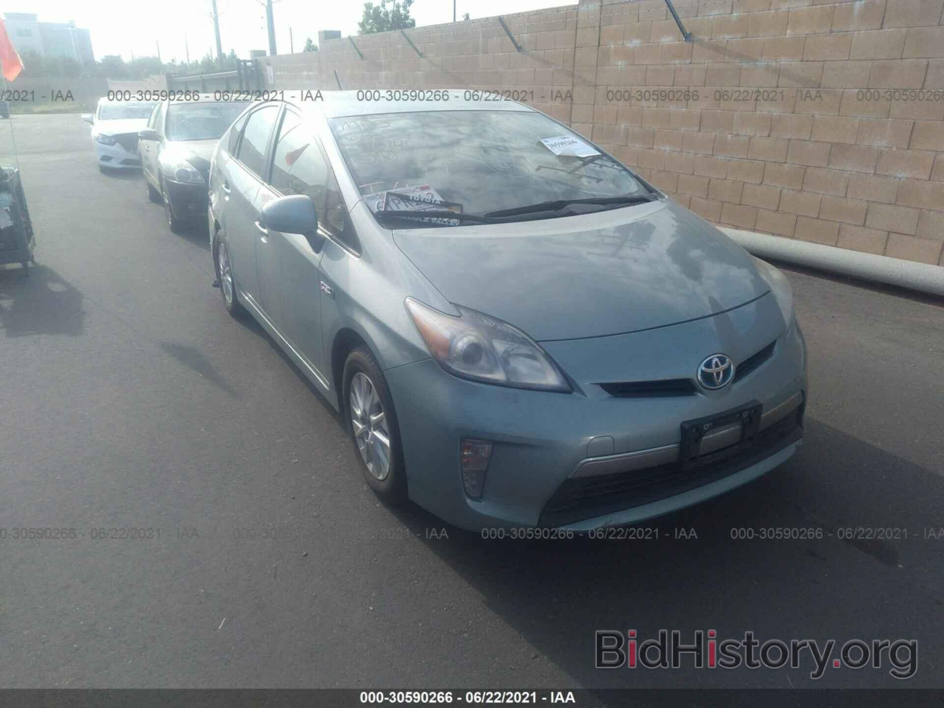 Photo JTDKN3DP6C3026608 - TOYOTA PRIUS PLUG-IN 2012