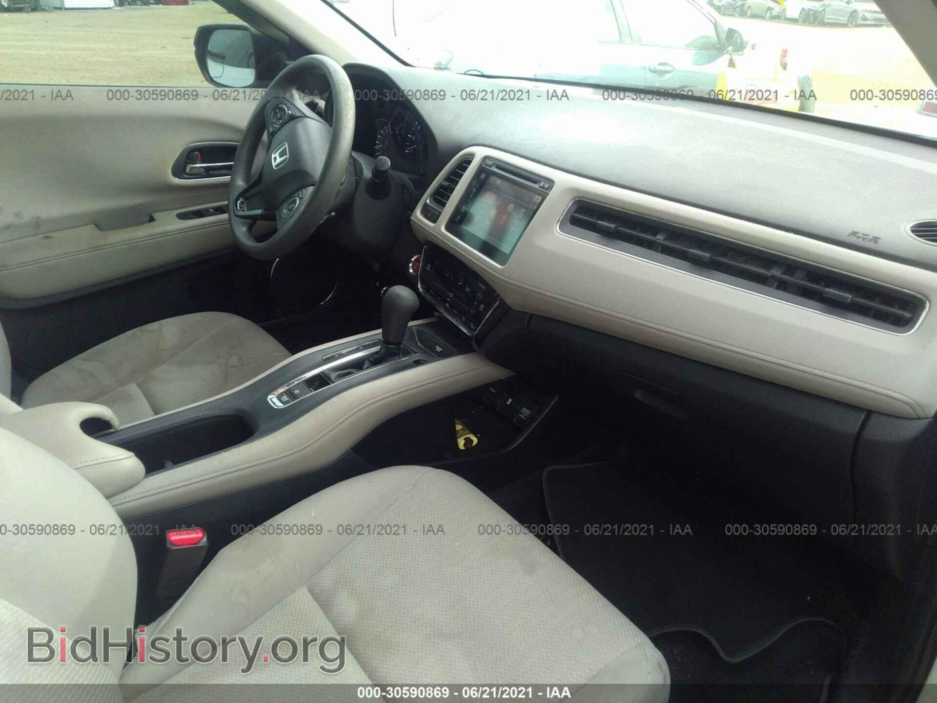 2016 HONDA HR-V - VIN: 3CZRU5H53GM718135 - Фото 5