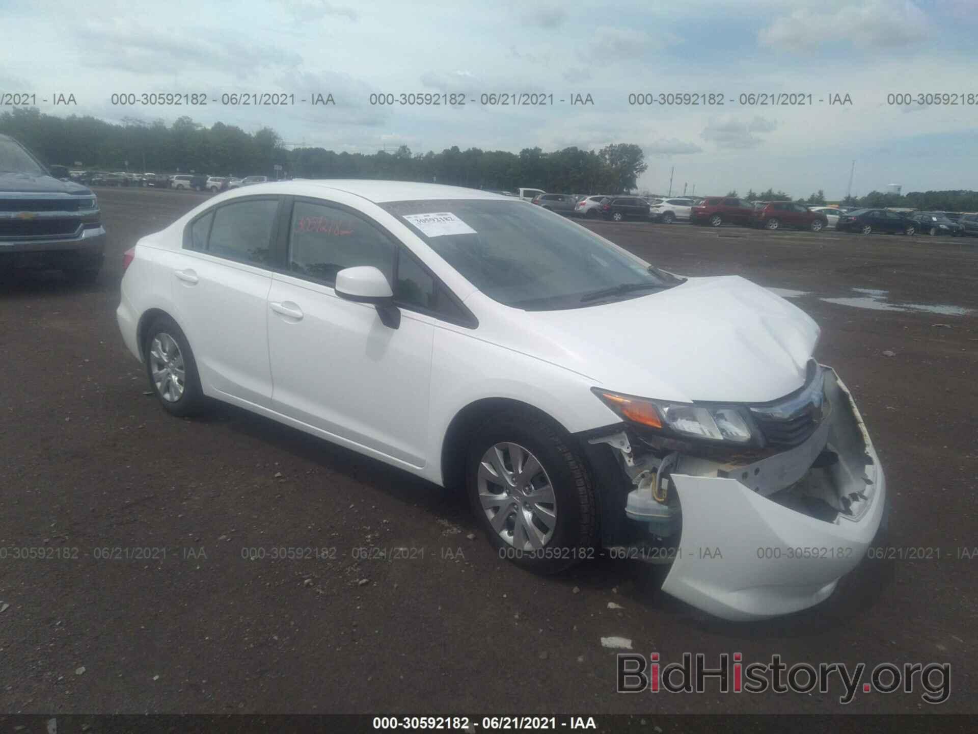 Photo 2HGFB2F52CH565158 - HONDA CIVIC SDN 2012