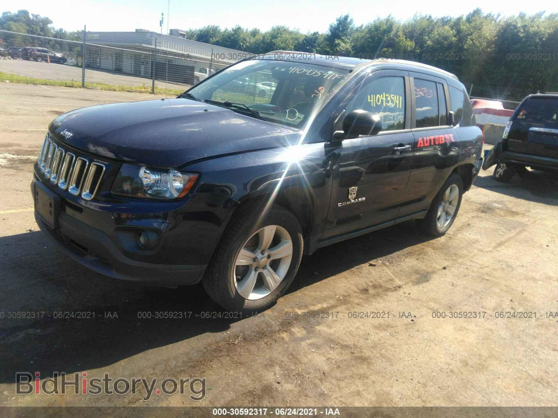 2016 JEEP COMPASS - VIN: 1C4NJDBB1GD638401 - Фото 2