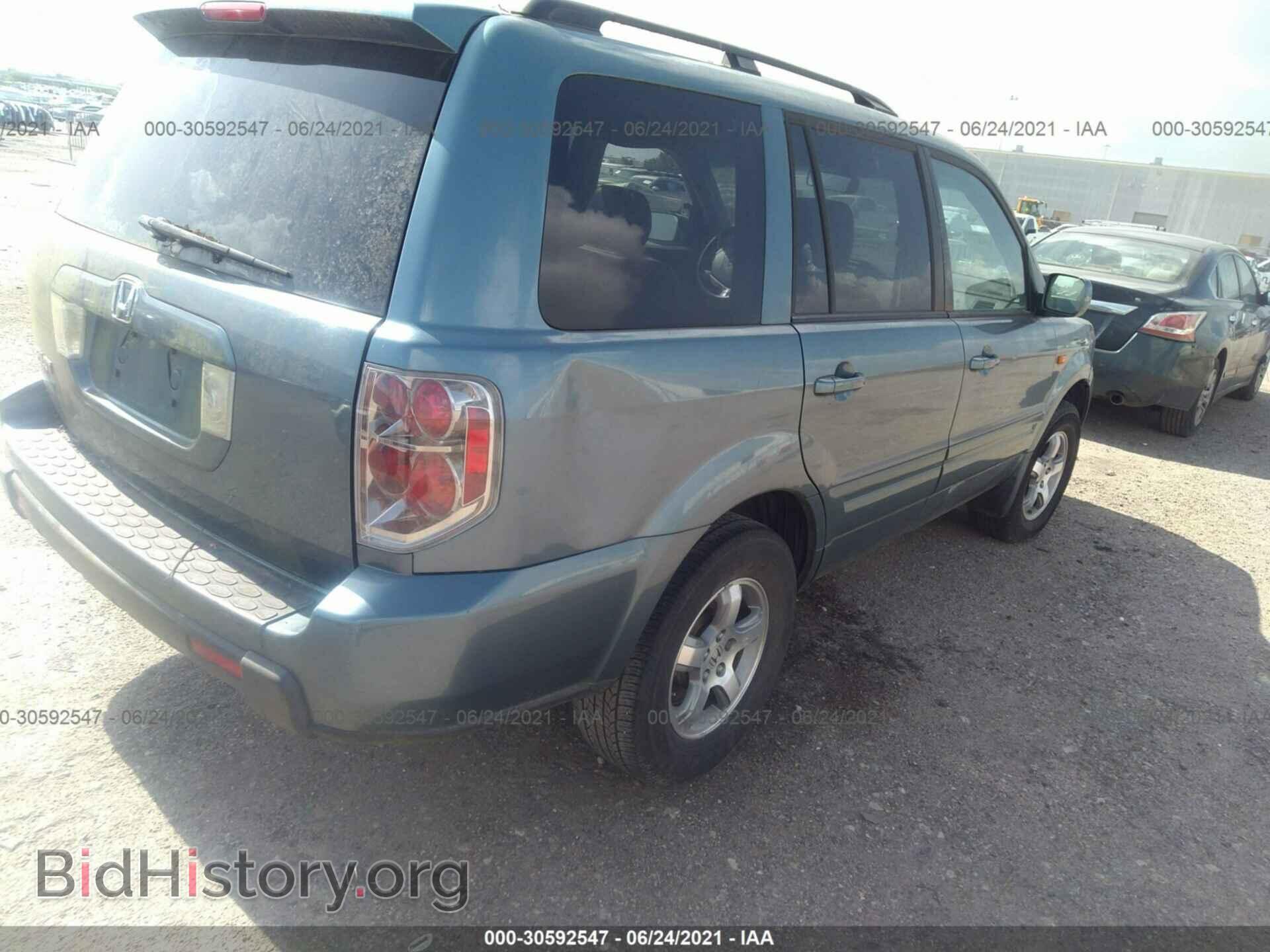 2007 HONDA PILOT - VIN: 5FNYF28687B046404 - Фото 4