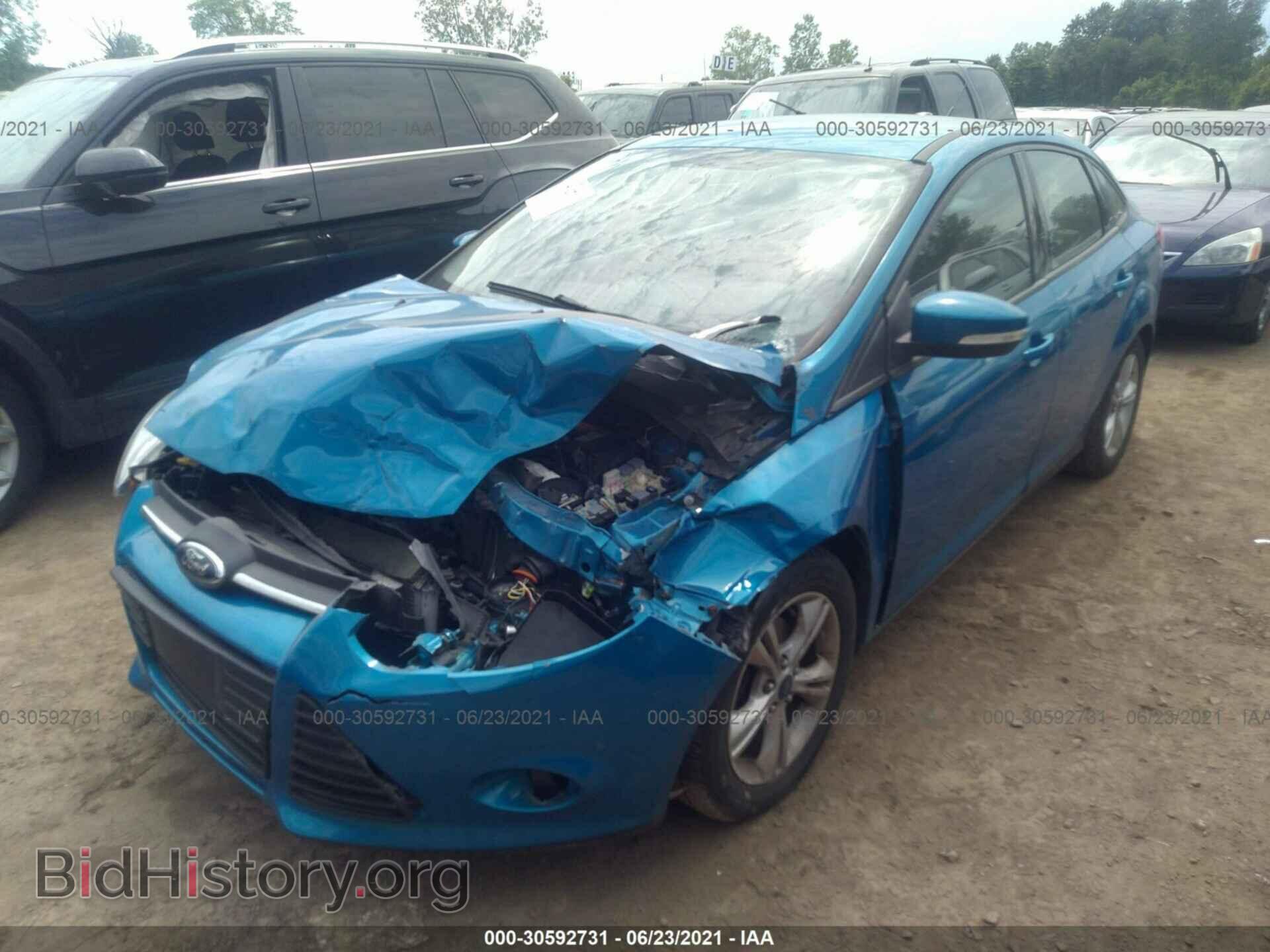 2014 FORD FOCUS - VIN: 1FADP3F22EL106324 - Фото 2