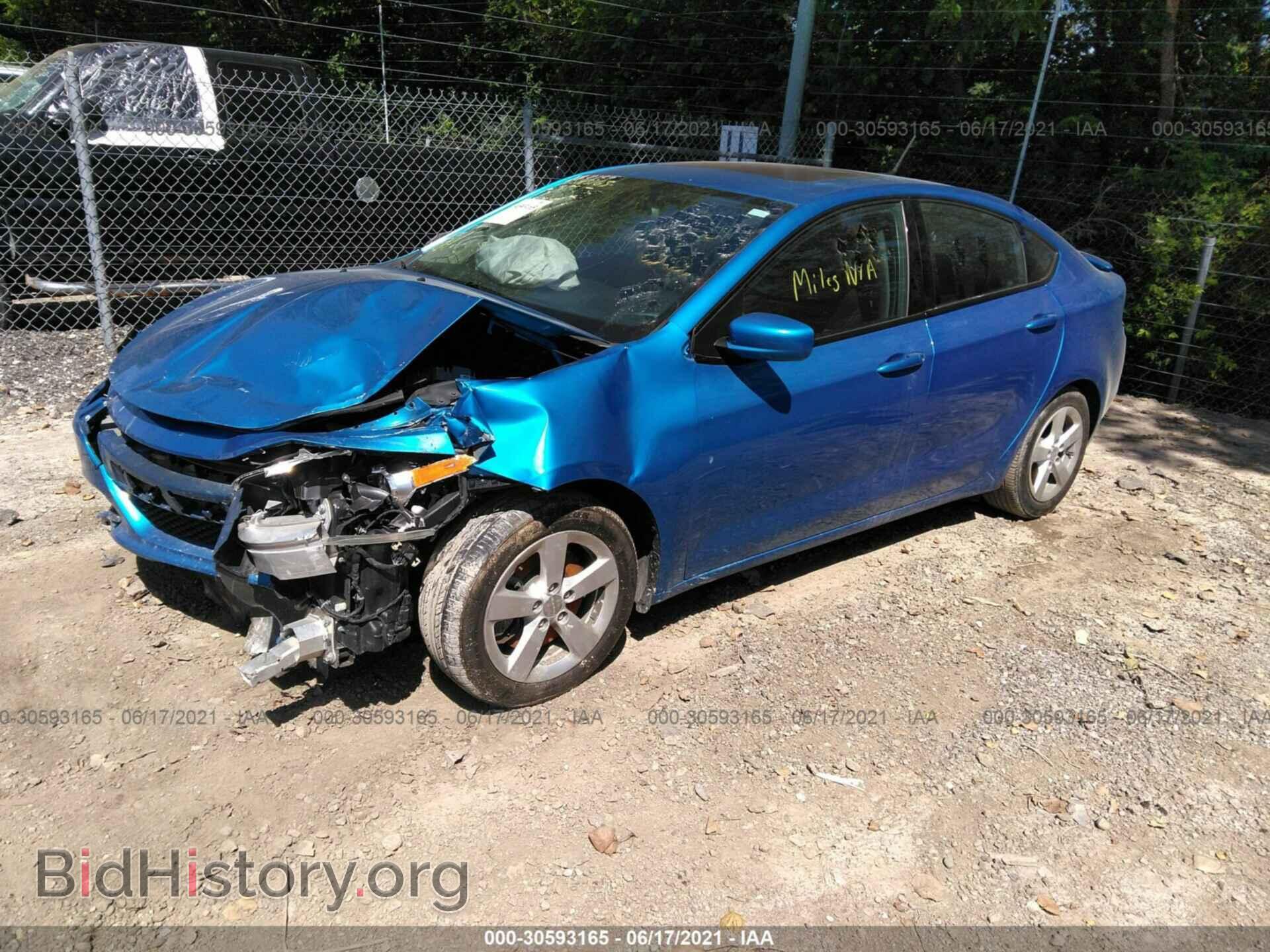 2015 DODGE DART - VIN: 1C3CDFBB0FD364394 - Фото 2