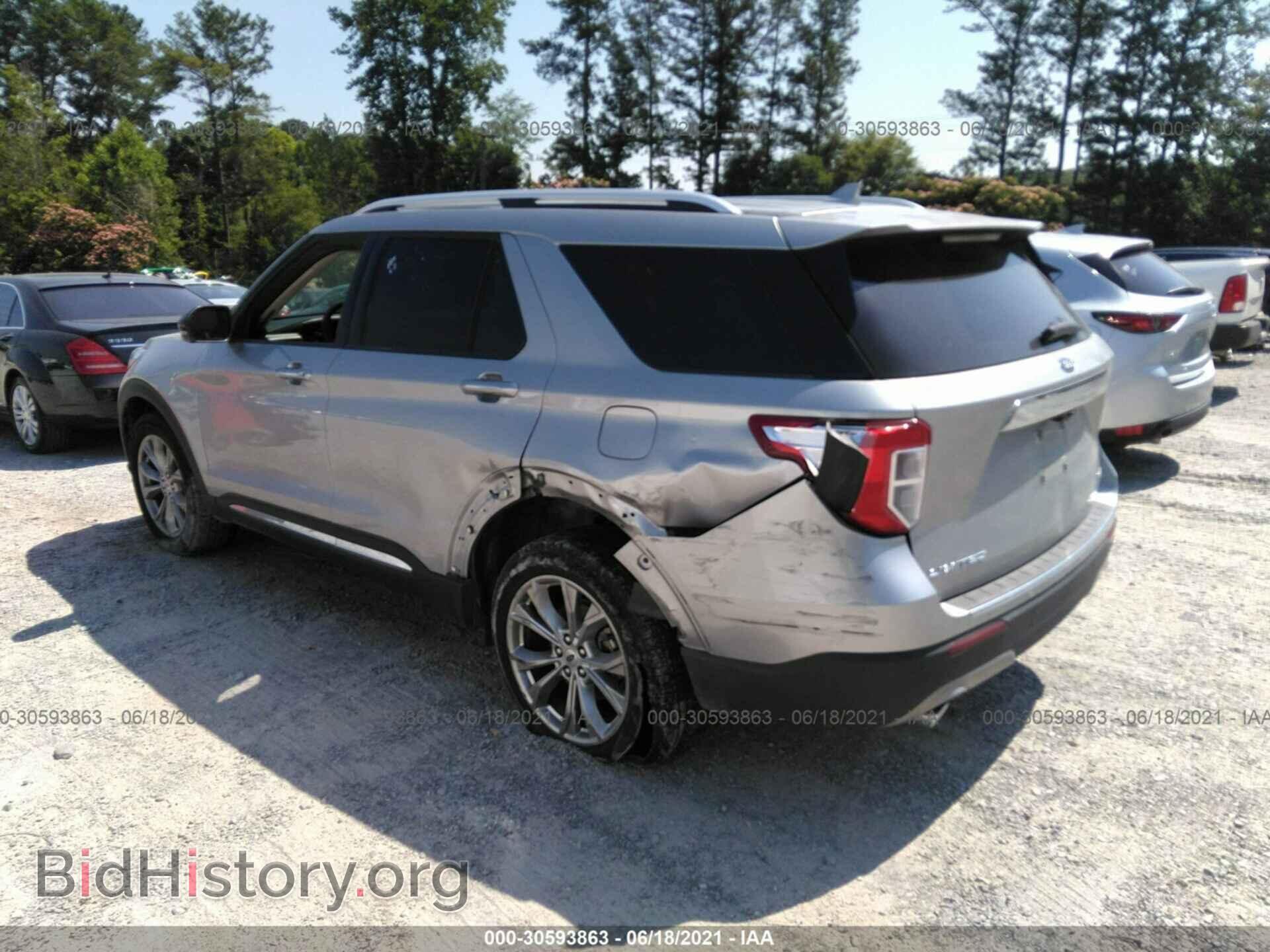 2020 FORD EXPLORER - VIN: 1FMSK8FH4LGC04418 - Фото 3