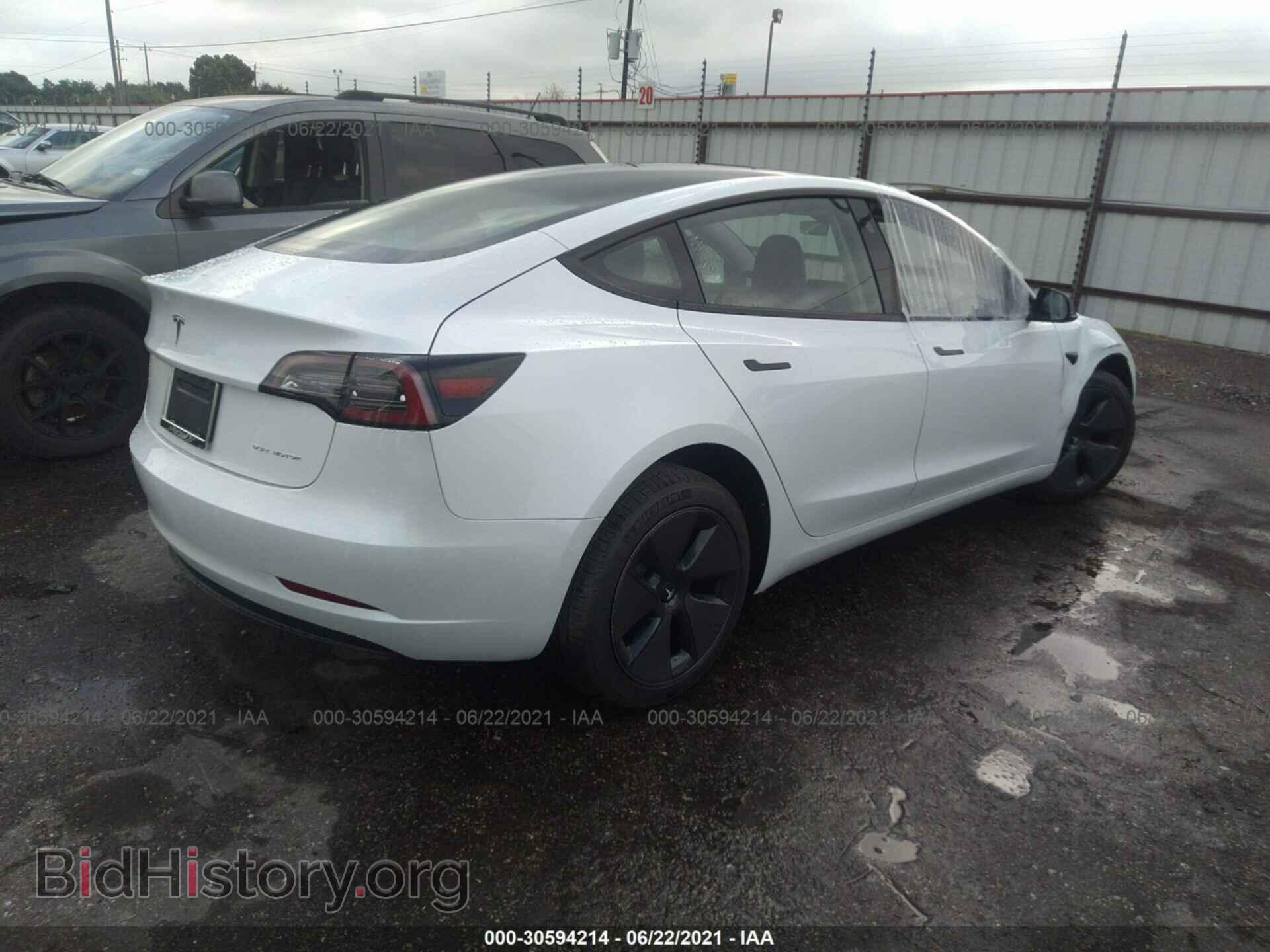 2021 TESLA MODEL 3 - VIN: 5YJ3E1EB4MF983433 - Фото 4