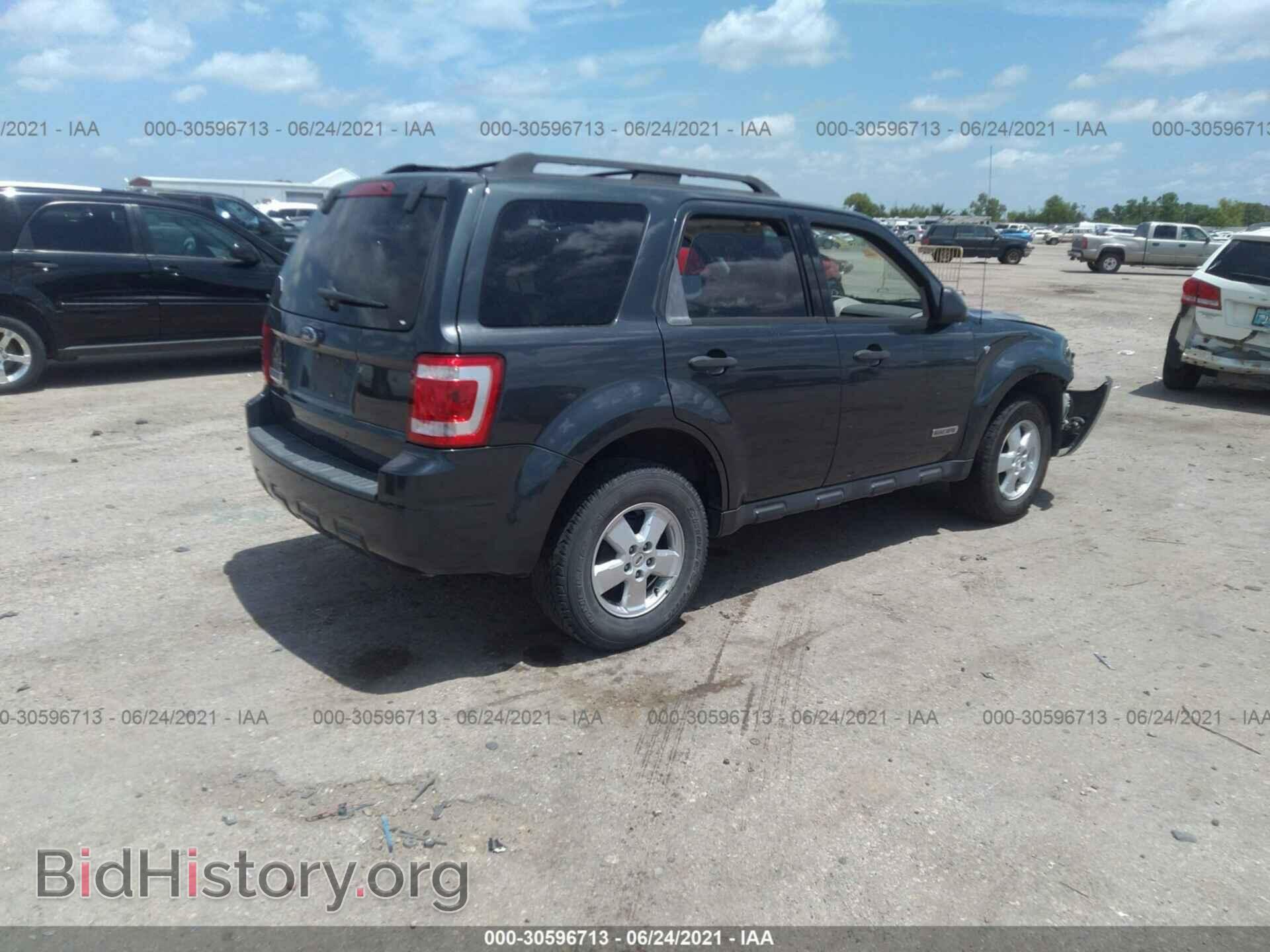 2008 FORD ESCAPE - VIN: 1FMCU03188KE80466 - Фото 4