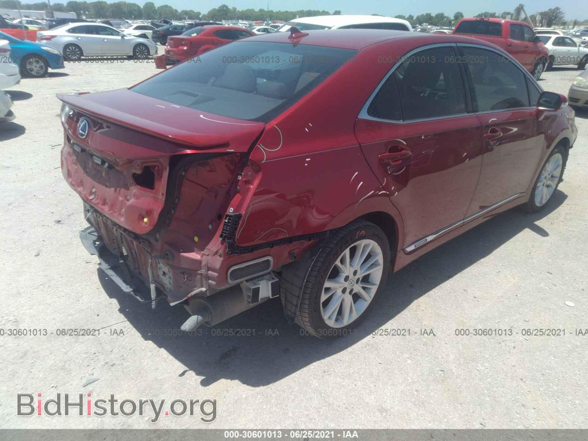 2010 LEXUS HS 250H - VIN: JTHBB1BAXA2029640 - Фото 4