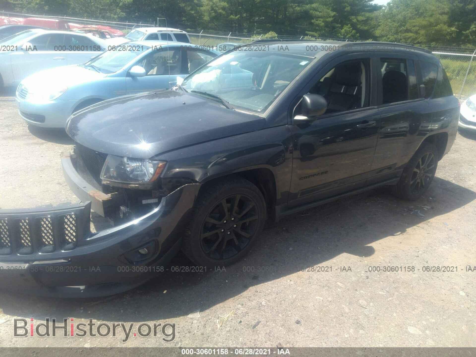 2014 JEEP COMPASS - VIN: 1C4NJCBAXED730069 - Фото 2