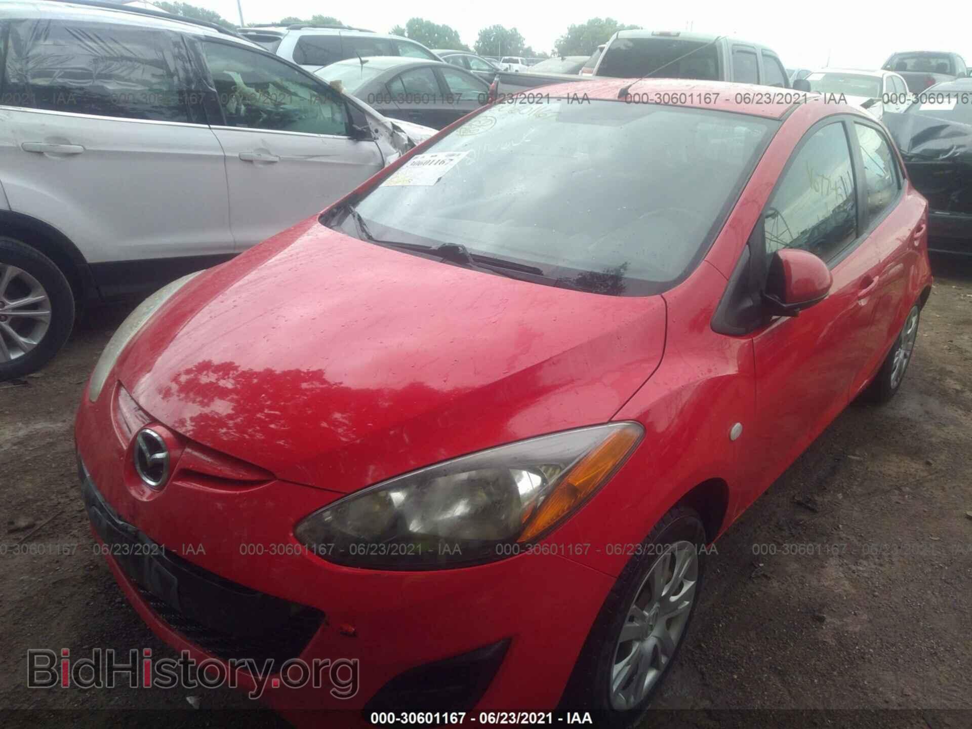 2011 MAZDA MAZDA2 - VIN: JM1DE1HY0B0129166 - Фото 2