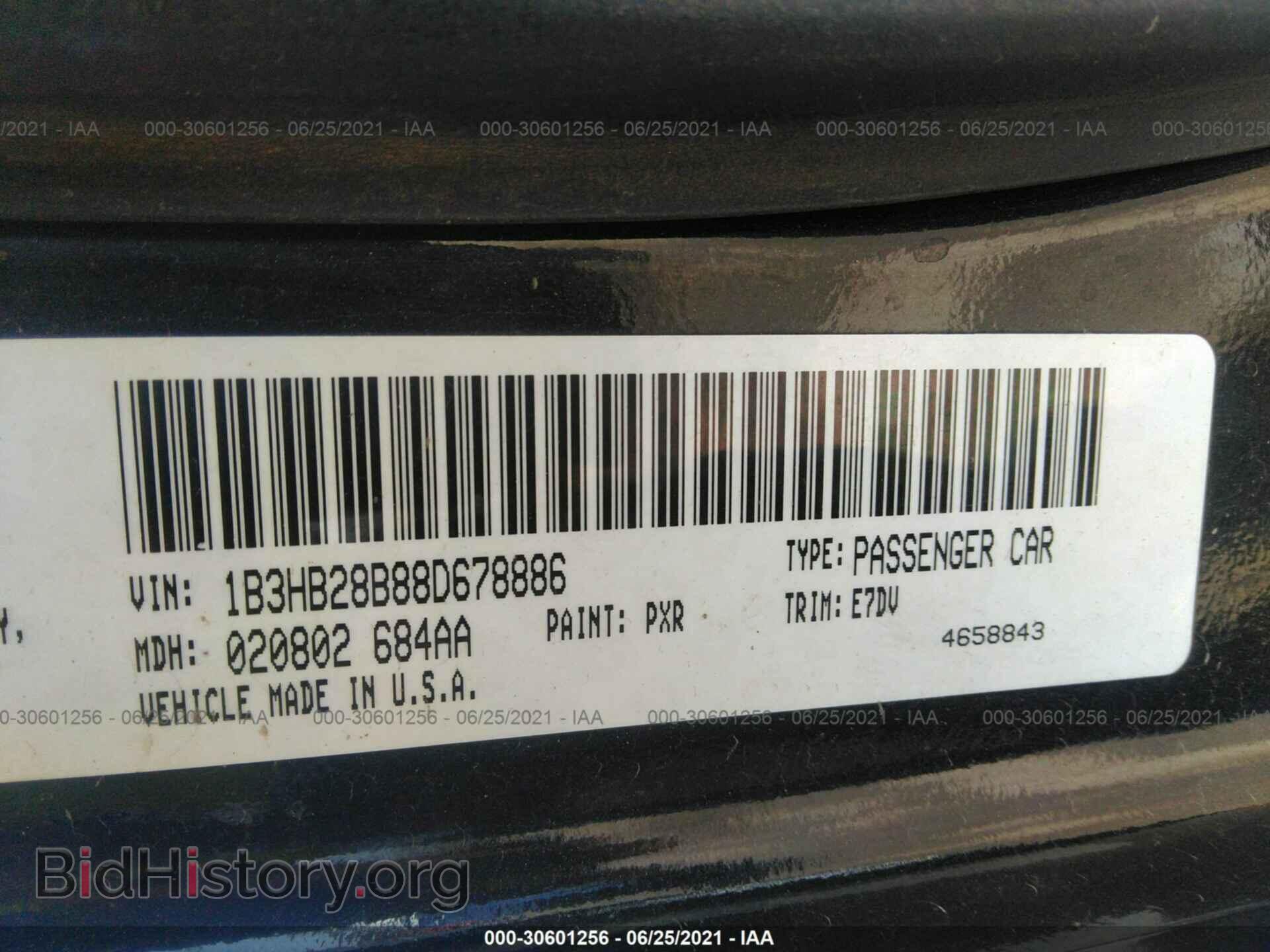 2008 DODGE CALIBER - VIN: 1B3HB28B88D678886 - Фото 9