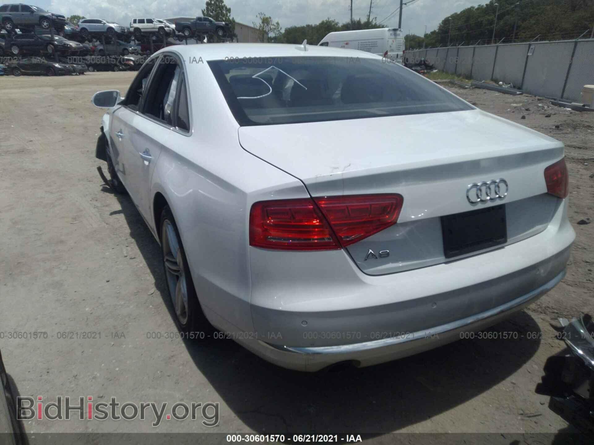 2013 AUDI A8 - VIN: WAUAGAFD4DN033346 - Фото 3