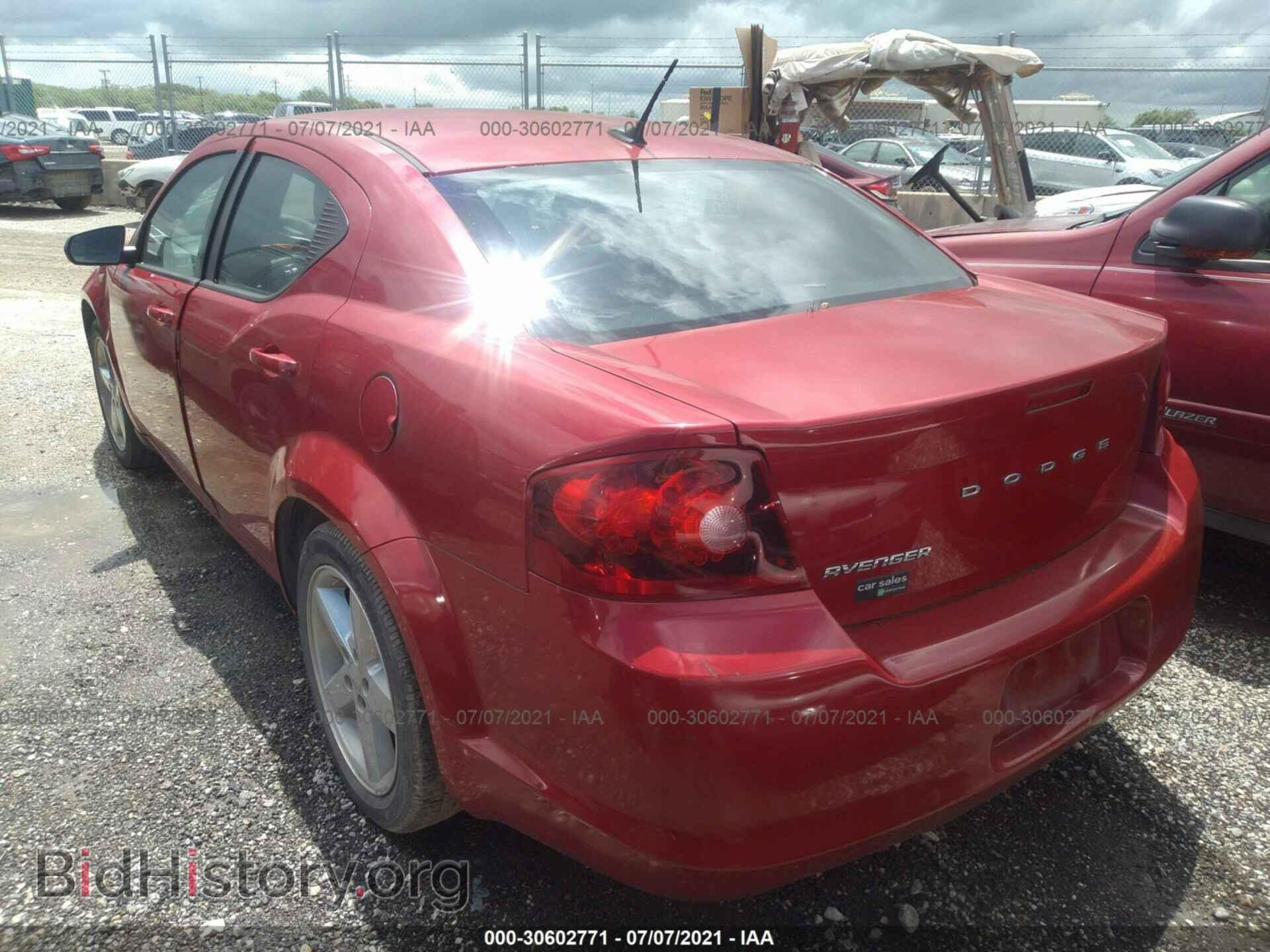 2012 DODGE AVENGER - VIN: 1C3CDZAB9CN237698 - Фото 3