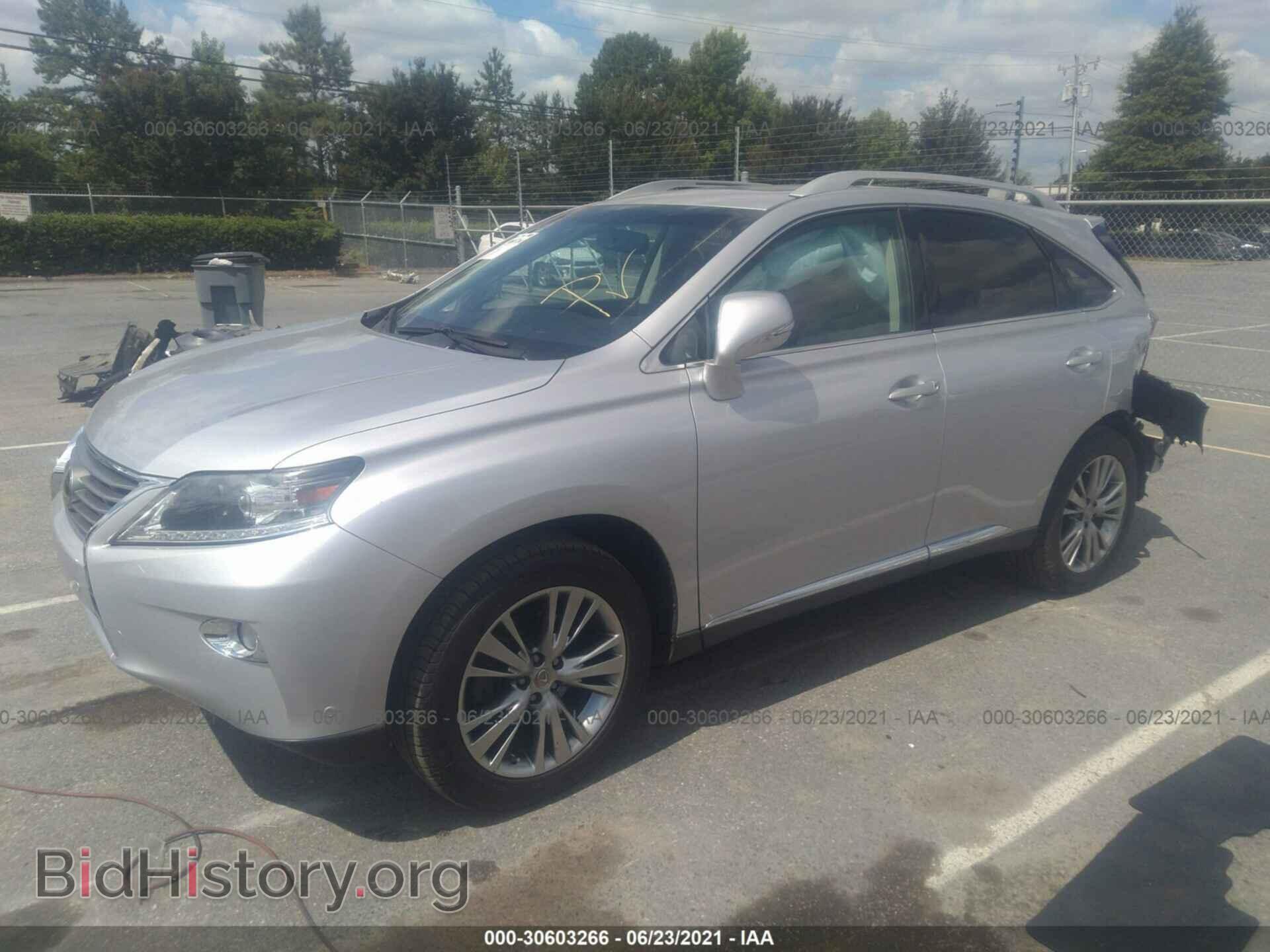 2013 LEXUS RX 350 - VIN: 2T2BK1BA8DC180544 - Фото 2
