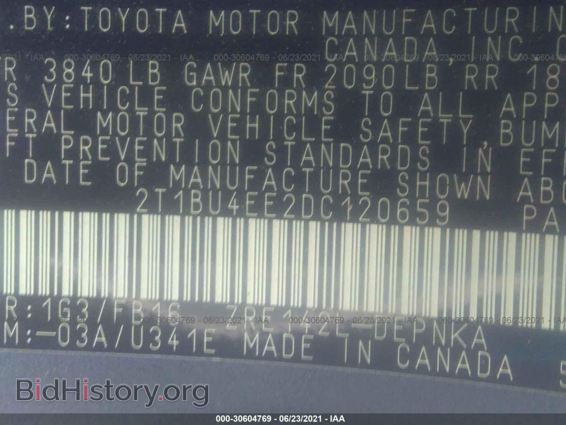 2013 TOYOTA COROLLA - VIN: 2T1BU4EE2DC120659 - Photo 9