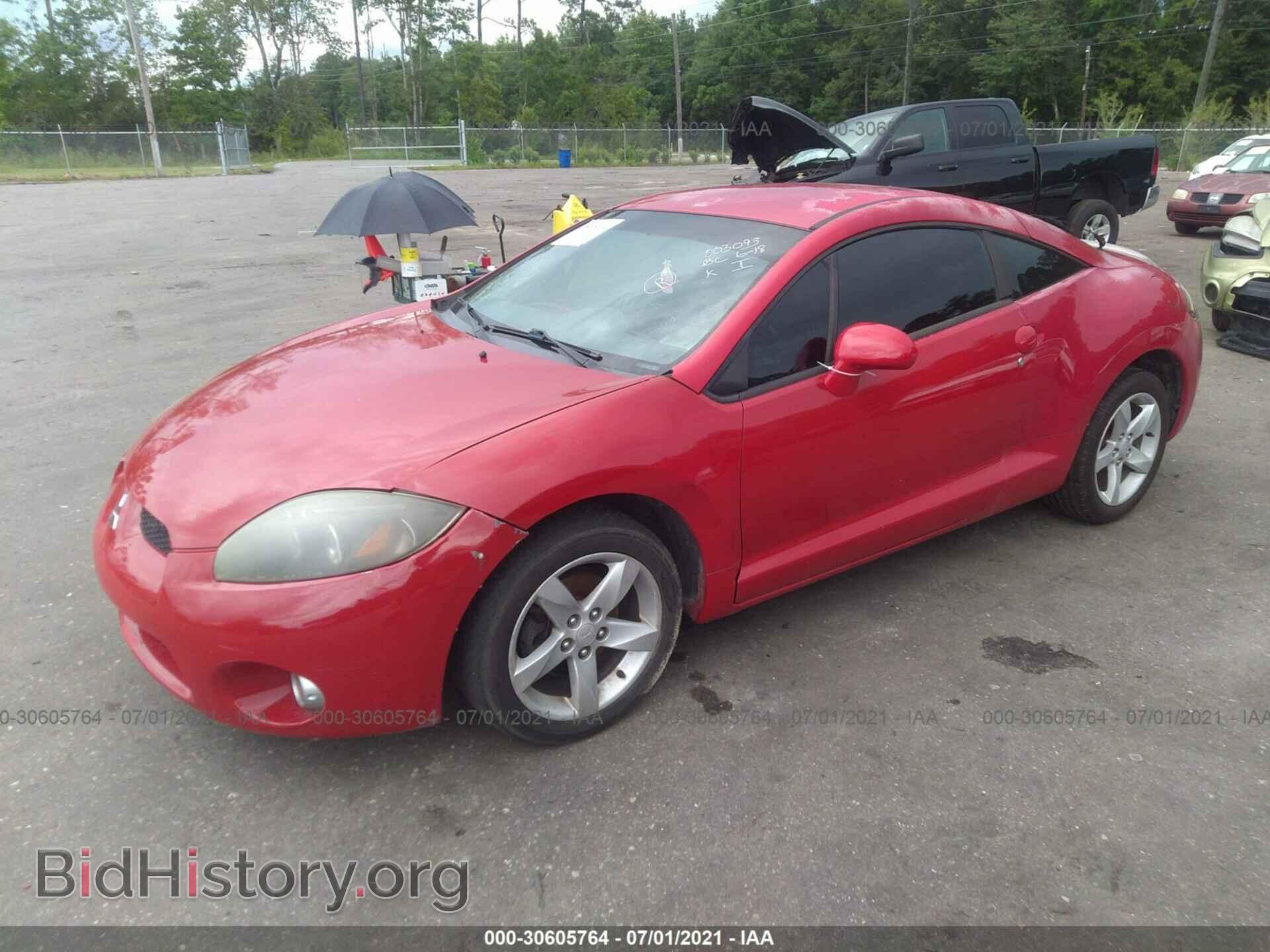 2006 MITSUBISHI ECLIPSE - VIN: 4A3AK34T66E003093 - Фото 2
