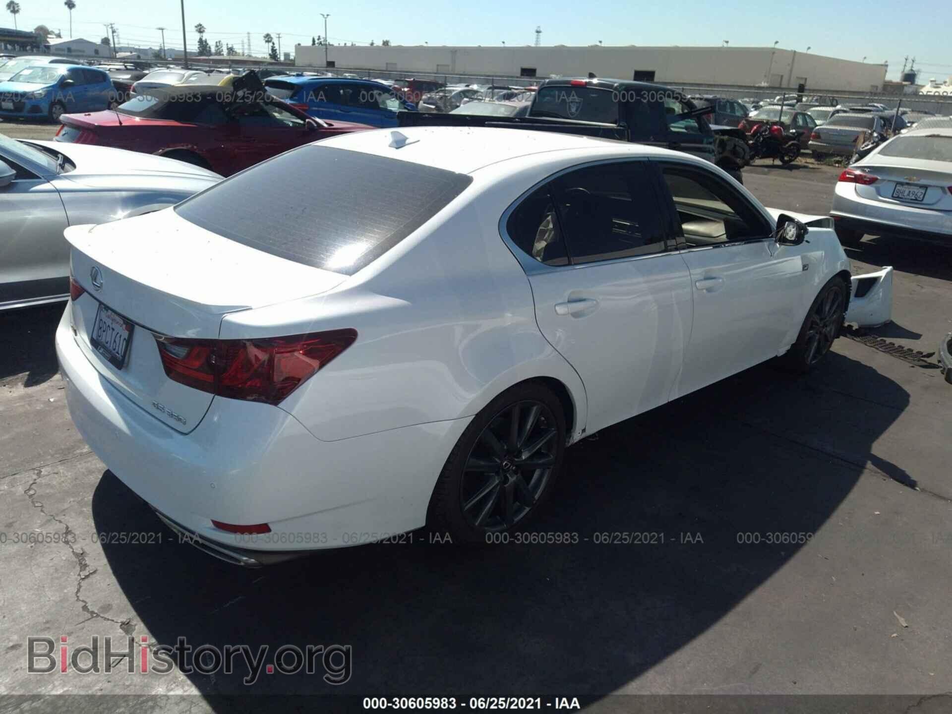 2013 LEXUS GS 350 - VIN: JTHBE1BL9D5027714 - Фото 4