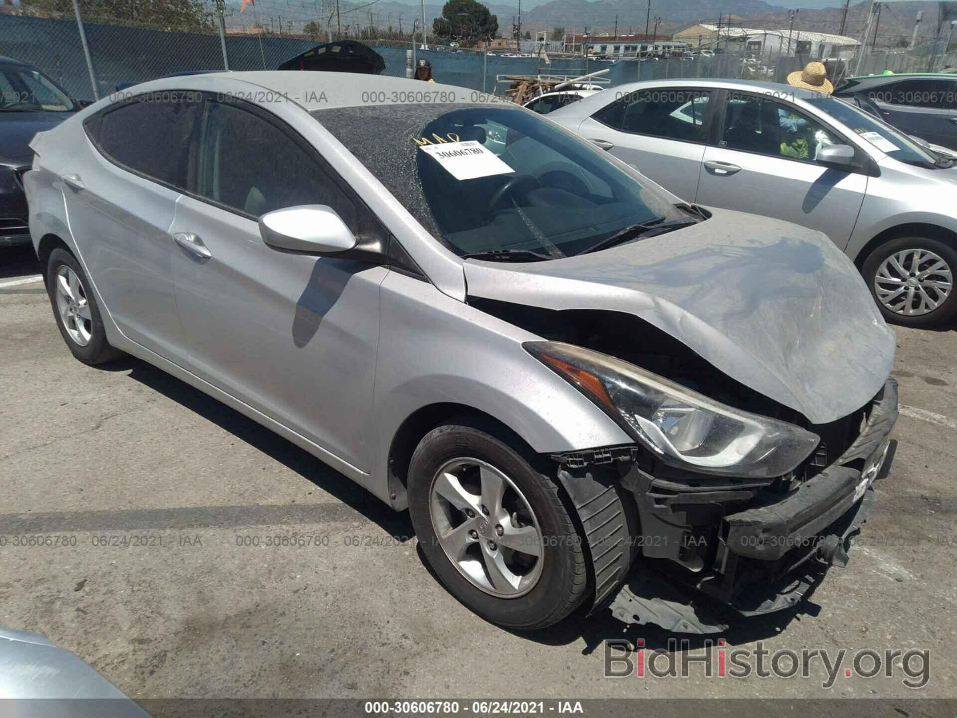 Photo KMHDH4AE6EU170547 - HYUNDAI ELANTRA 2014