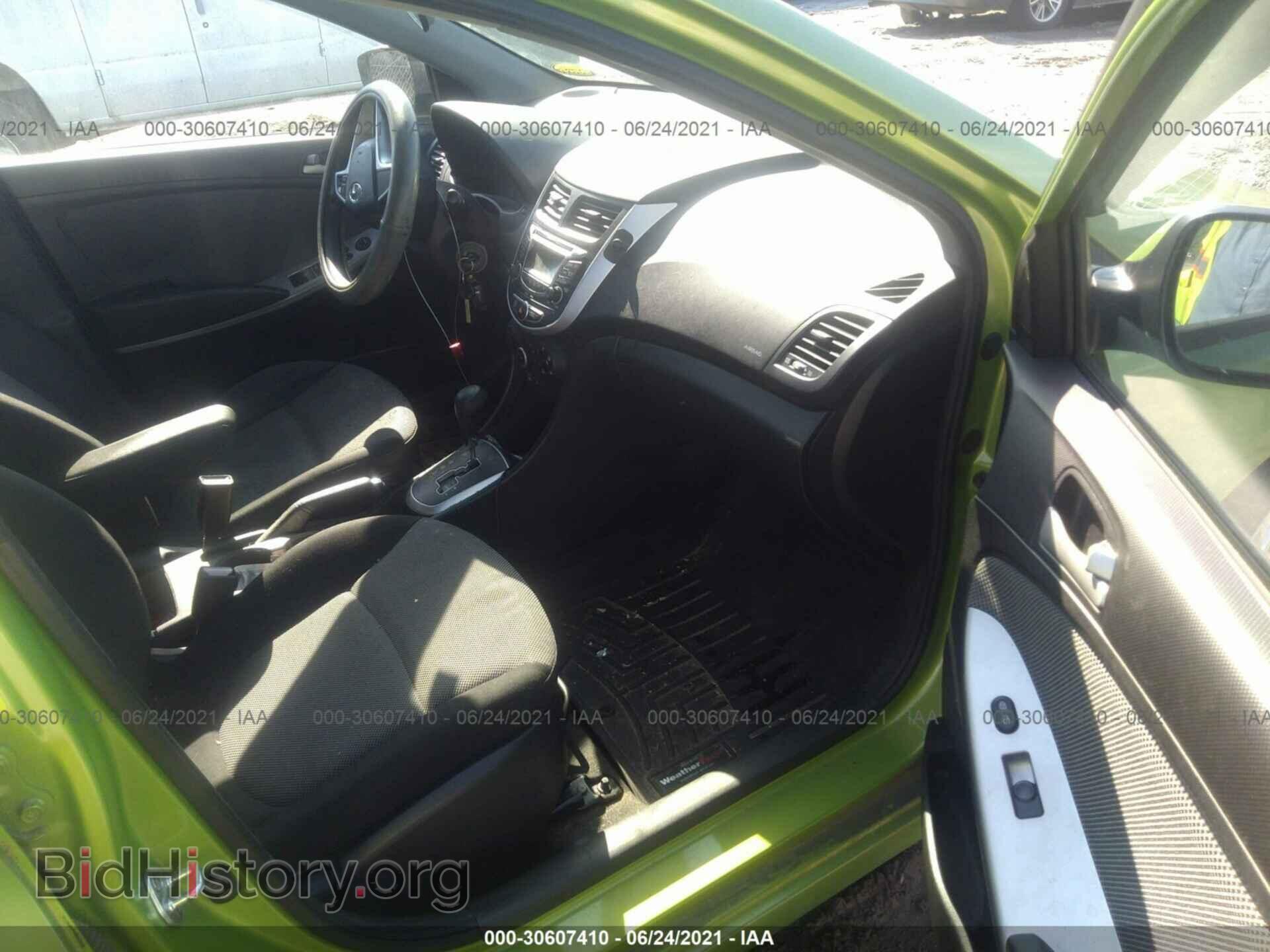 2012 HYUNDAI ACCENT - VIN: KMHCT5AE4CU030428 - Фото 5