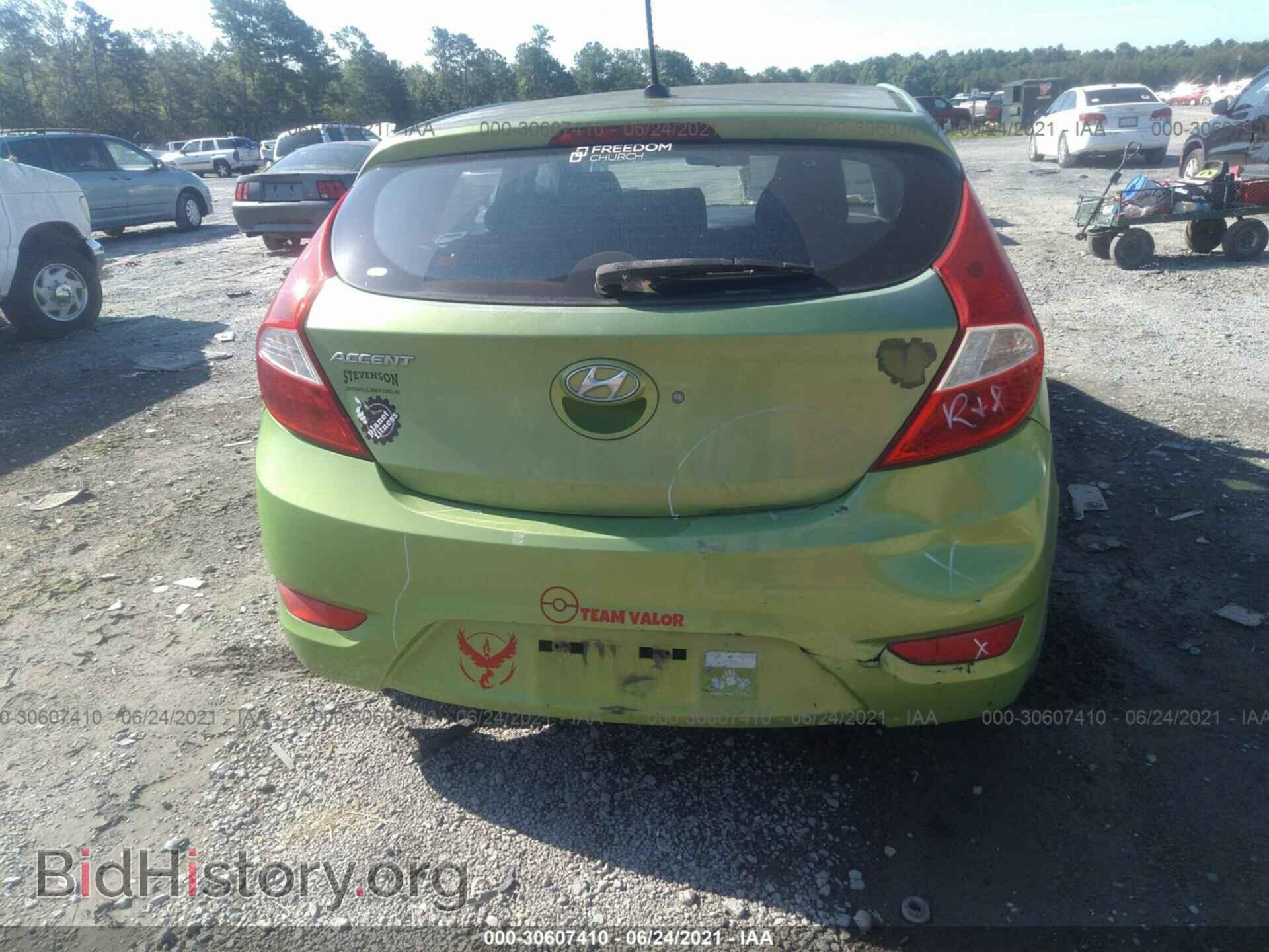 2012 HYUNDAI ACCENT - VIN: KMHCT5AE4CU030428 - Фото 6