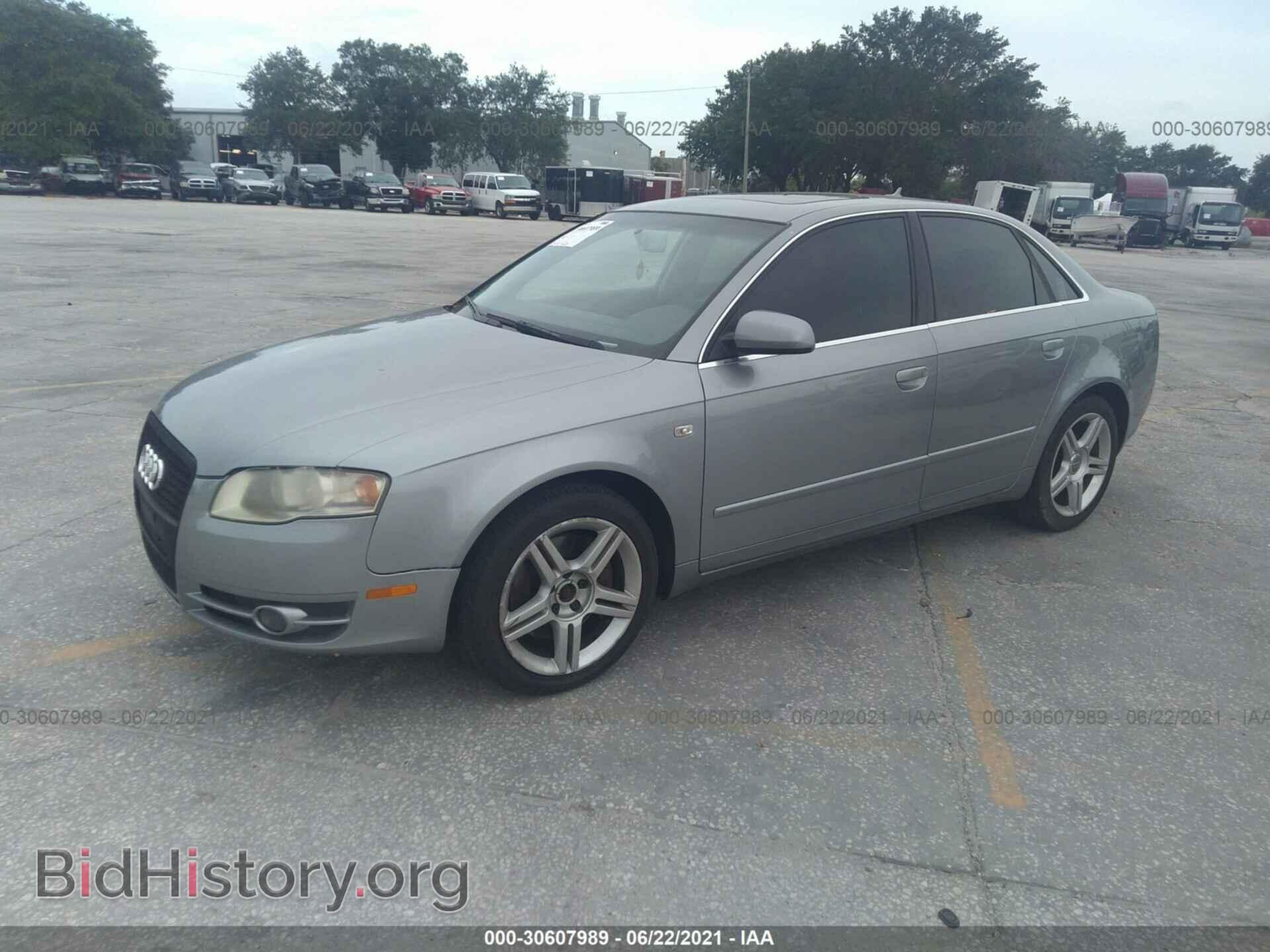2007 AUDI A4 - VIN: WAUAF78E87A144893 - Фото 2