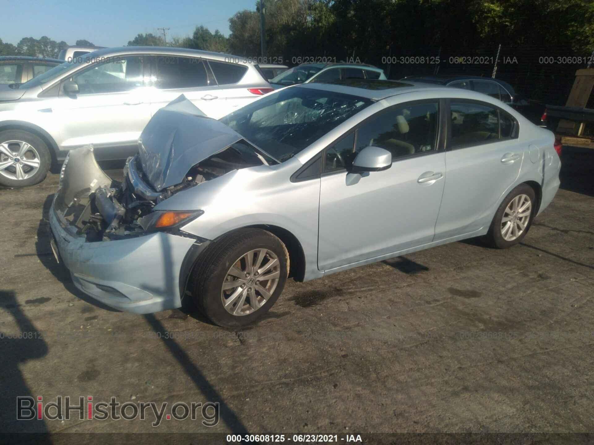 2012 HONDA CIVIC SDN - VIN: 2HGFB2F84CH546069 - Фото 2