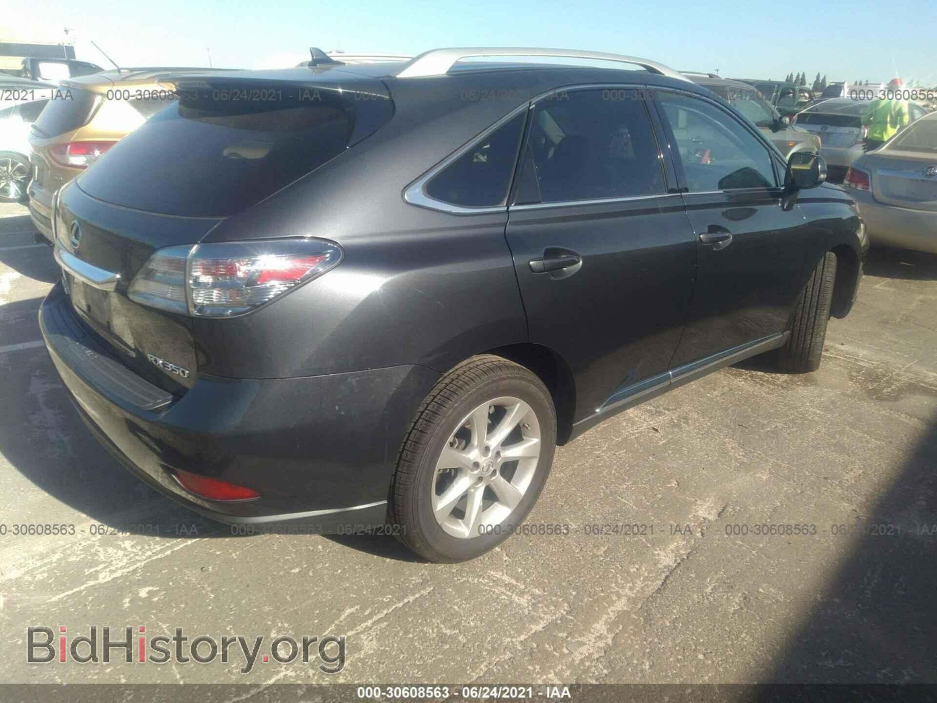 2010 LEXUS RX 350 - VIN: 2T2BK1BA7AC016696 - Фото 4