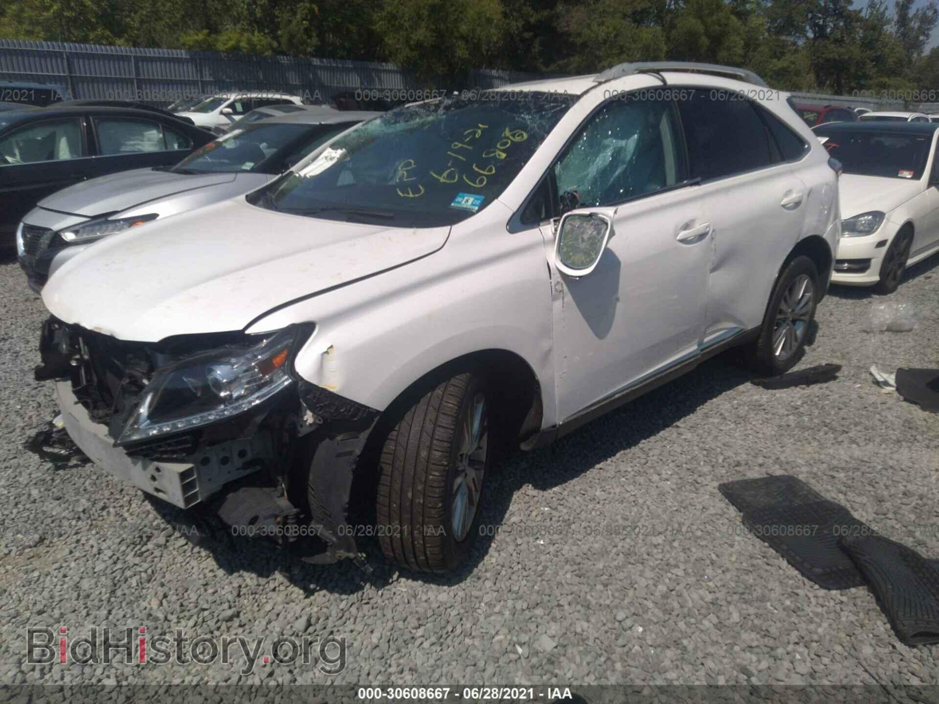 2013 LEXUS RX 350 - VIN: 2T2BK1BA8DC166806 - Фото 2