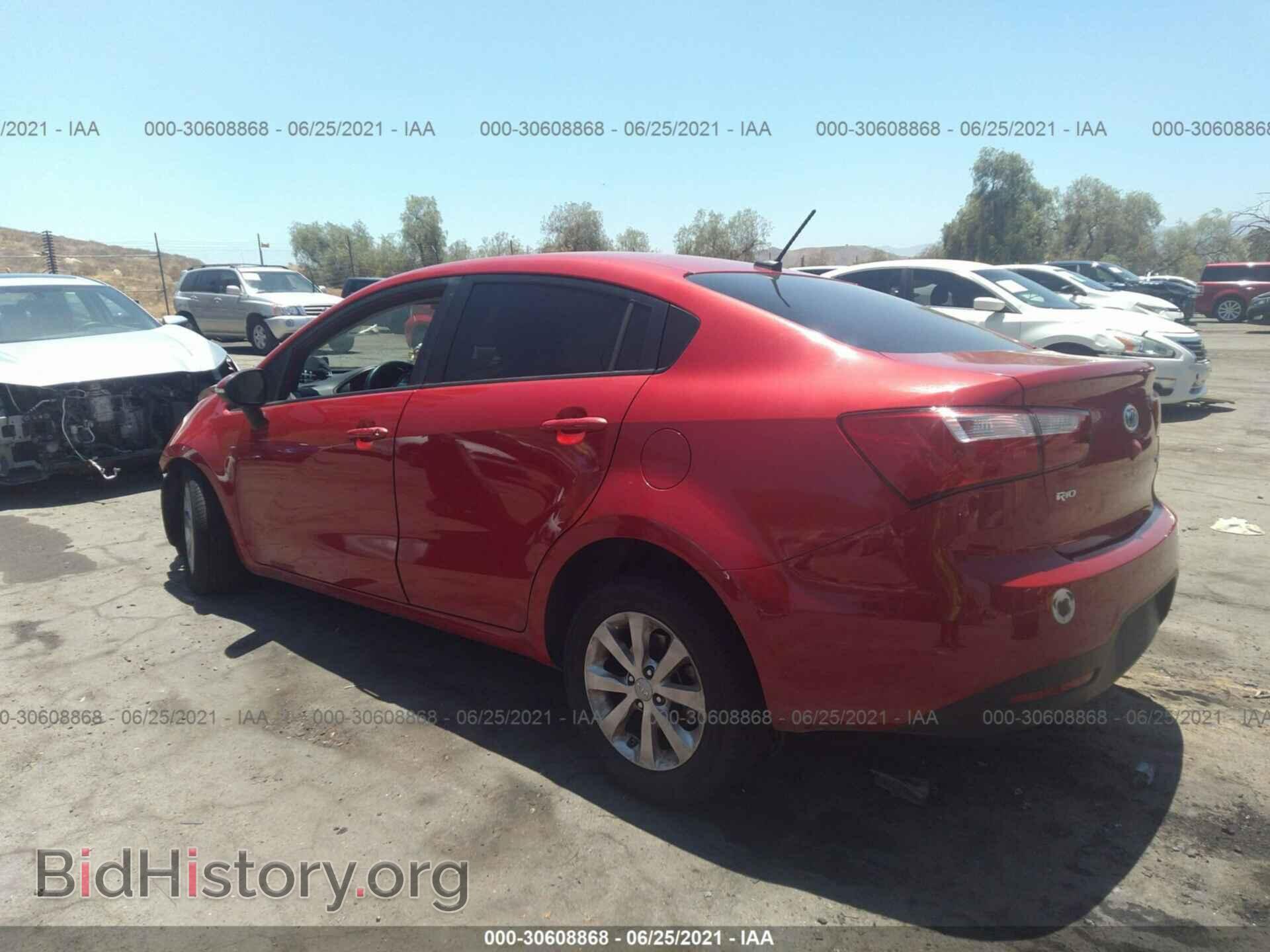 2012 KIA RIO - VIN: KNADN4A36C6045980 - Фото 3