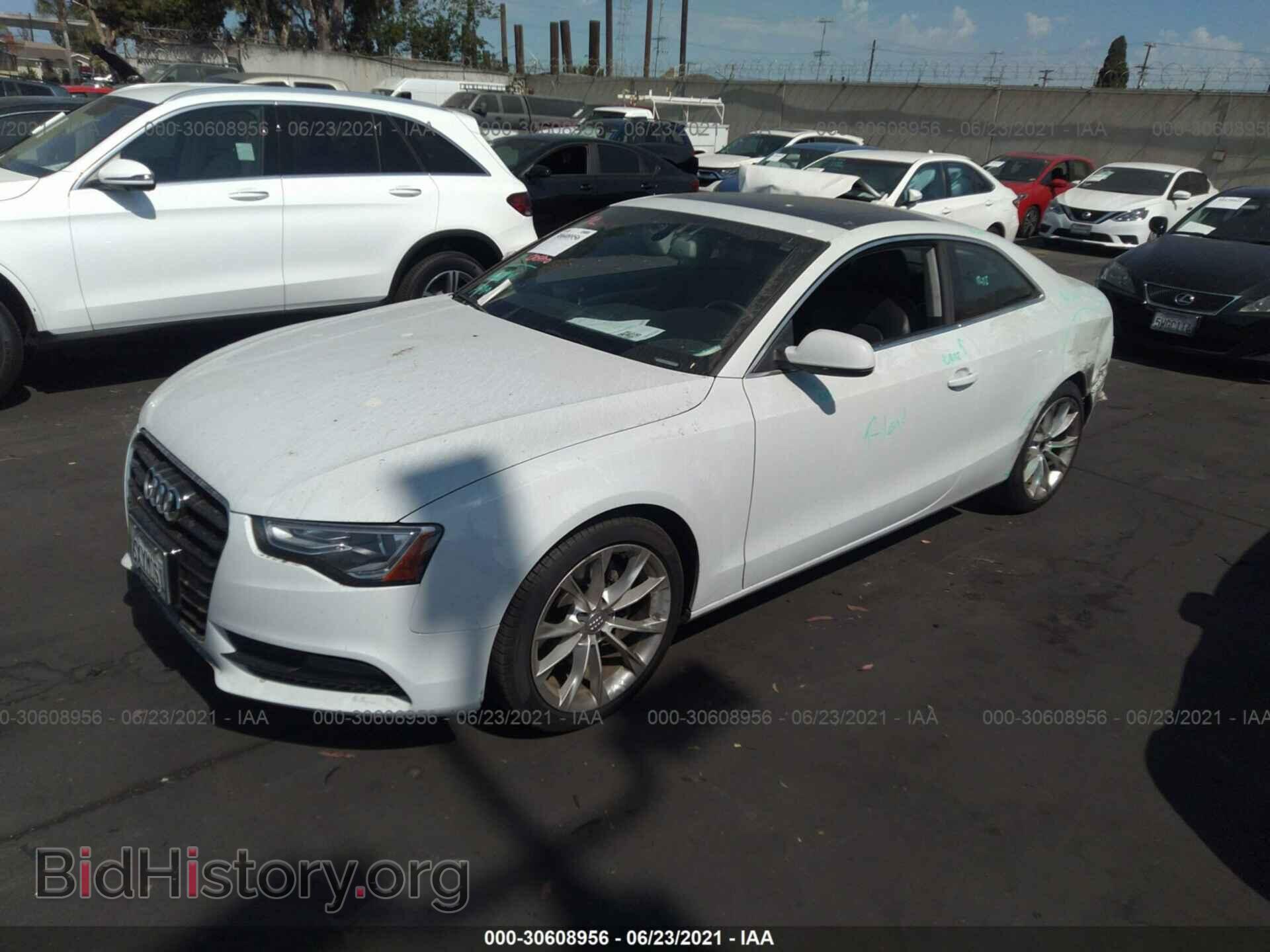 2013 AUDI A5 - VIN: WAULFAFR0DA018079 - Фото 2