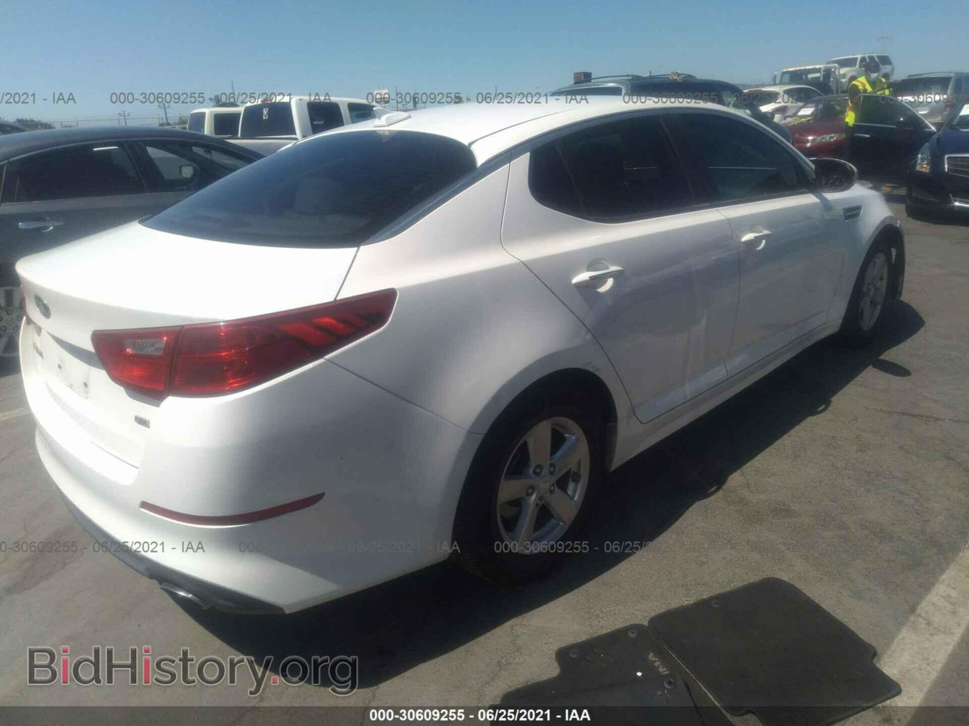 2015 KIA OPTIMA - VIN: KNAGM4A70F5650266 - Фото 4