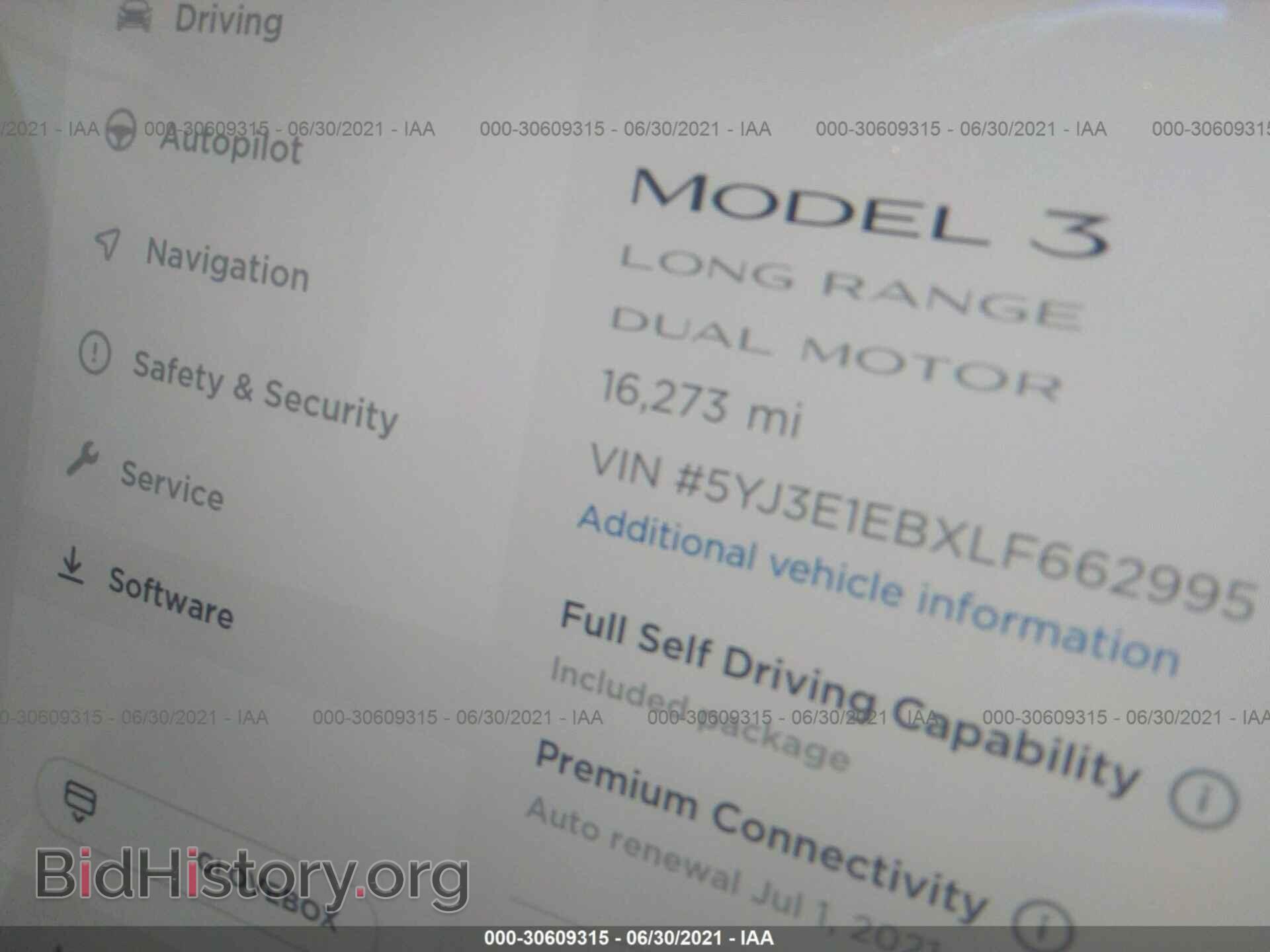 2020 TESLA MODEL 3 - VIN: 5YJ3E1EBXLF662995 - Photo 7