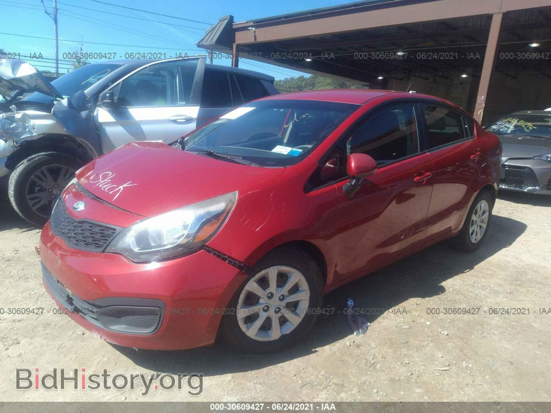 2013 KIA RIO - VIN: KNADM4A32D6172018 - Фото 2