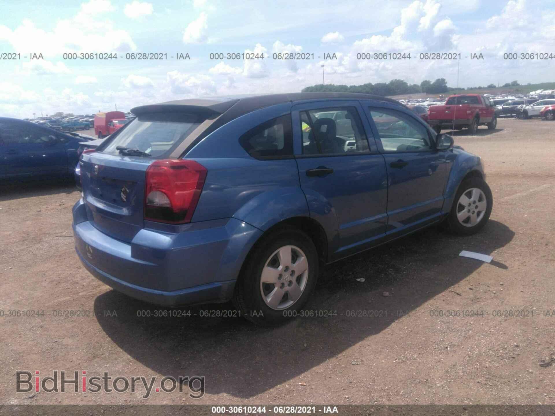 2007 DODGE CALIBER - VIN: 1B3HB28B77D324985 - Фото 4