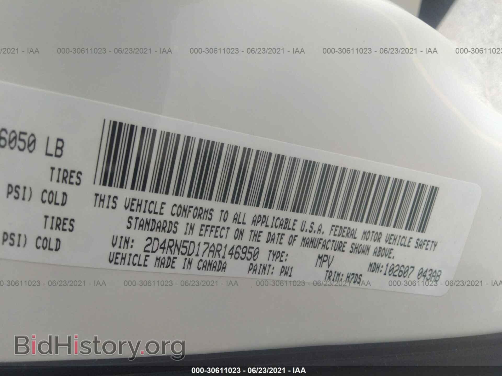 2010 DODGE GRAND CARAVAN - VIN: 2D4RN5D17AR146950 - Фото 9