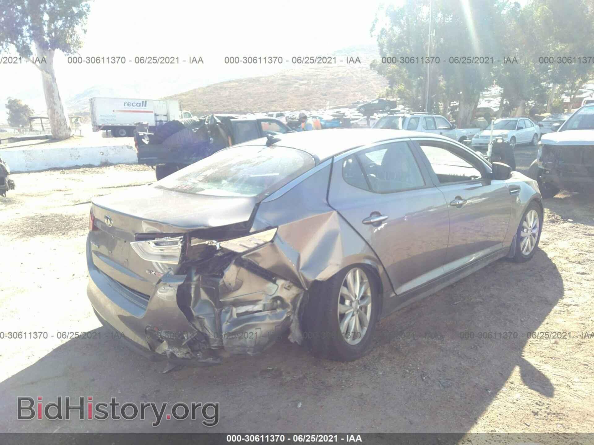 2015 KIA OPTIMA - VIN: 5XXGN4A72FG416898 - Фото 4