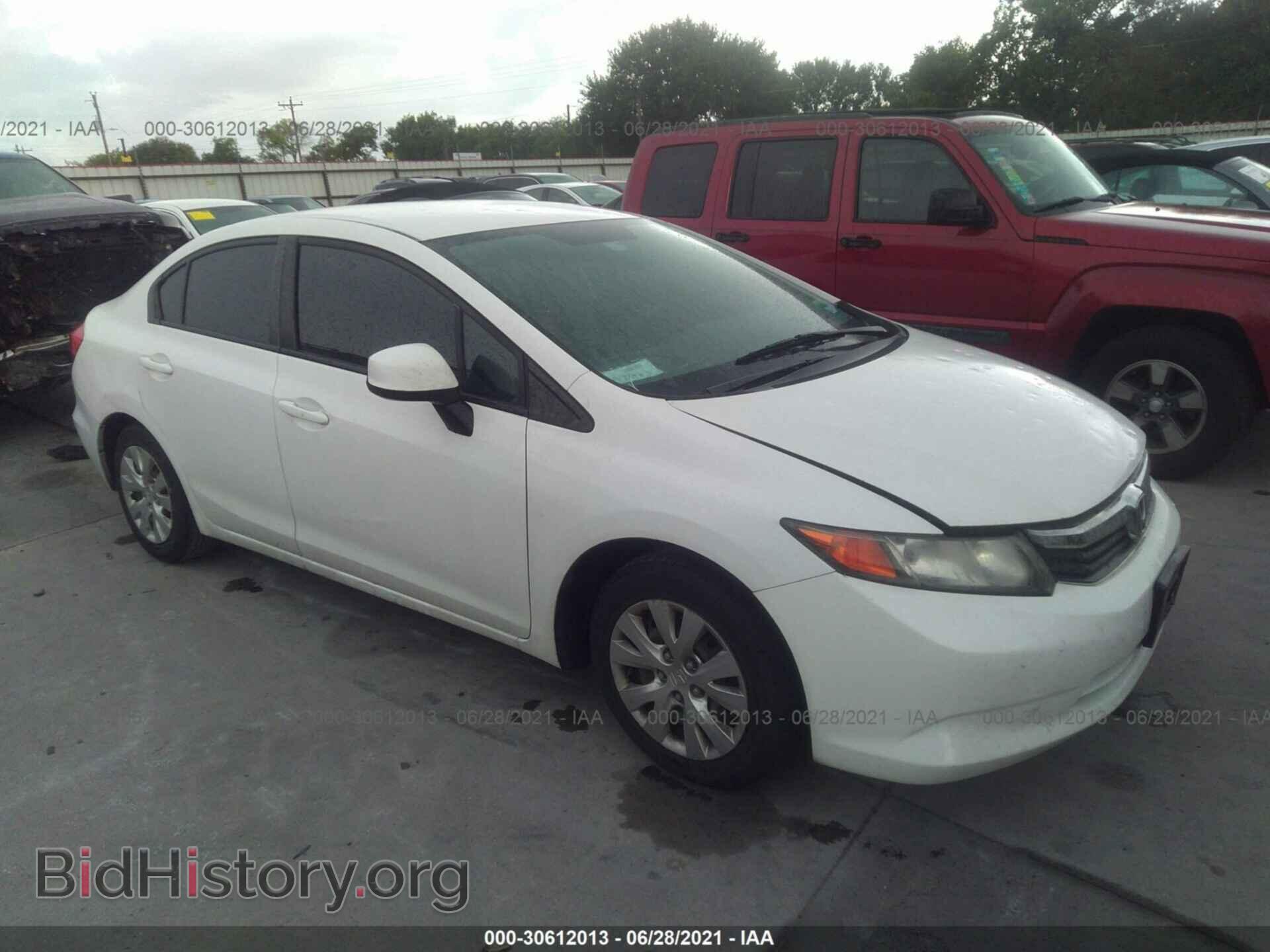 Photo 2HGFB2F51CH567564 - HONDA CIVIC SDN 2012