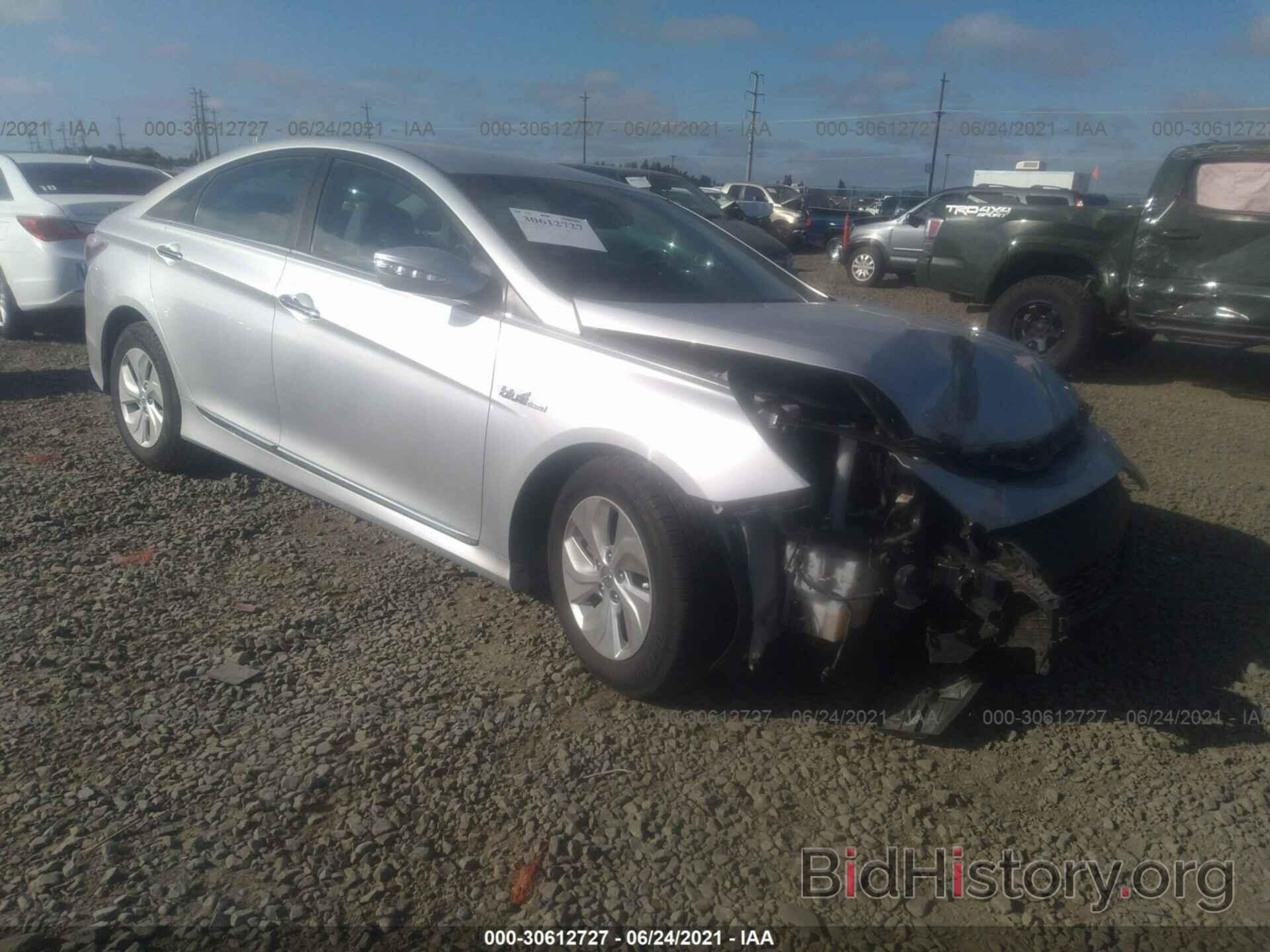 Photo KMHEC4A41DA085710 - HYUNDAI SONATA HYBRID 2013