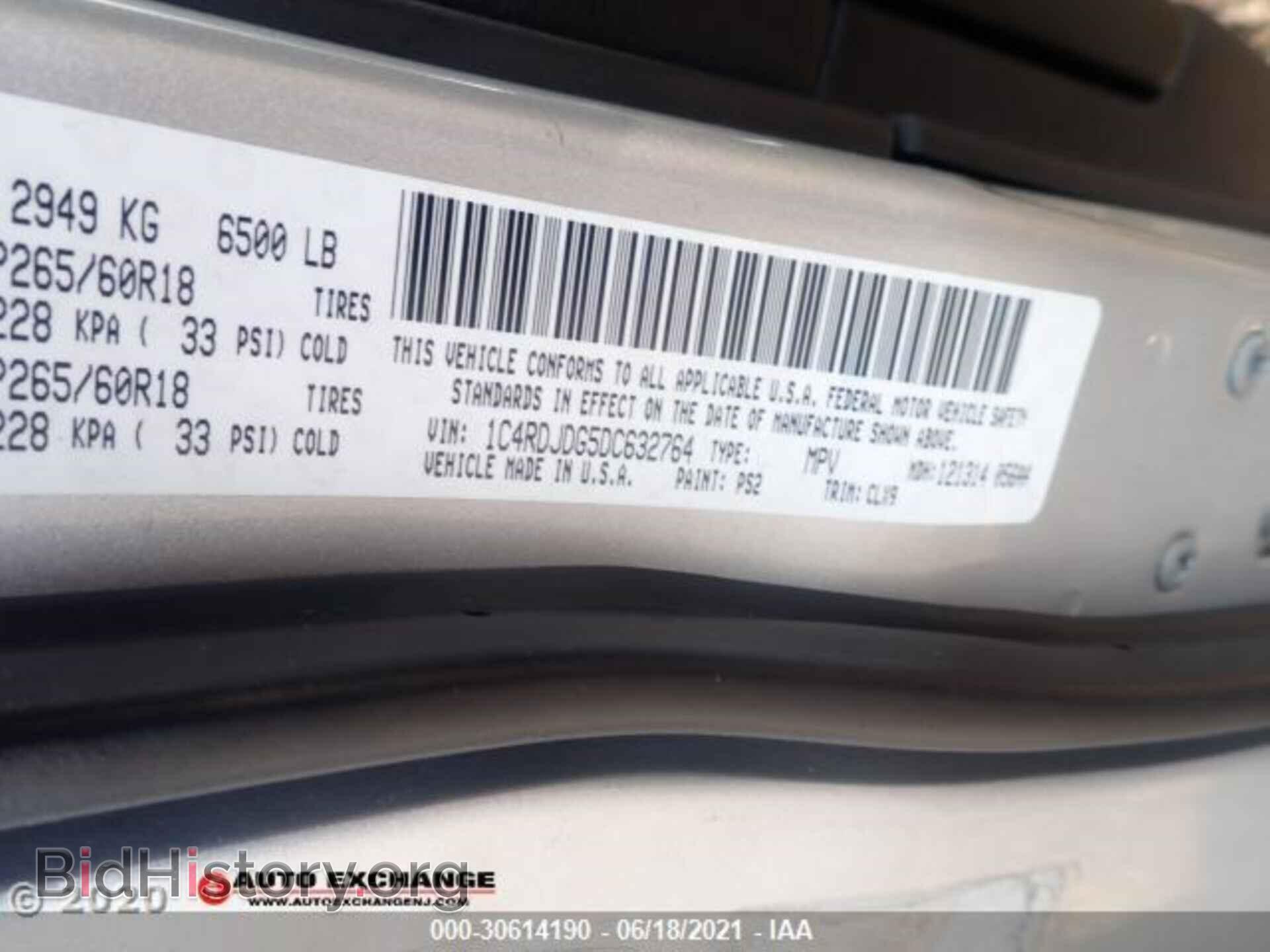 2013 DODGE DURANGO - VIN: 1C4RDJDG5DC632764 - Photo 14