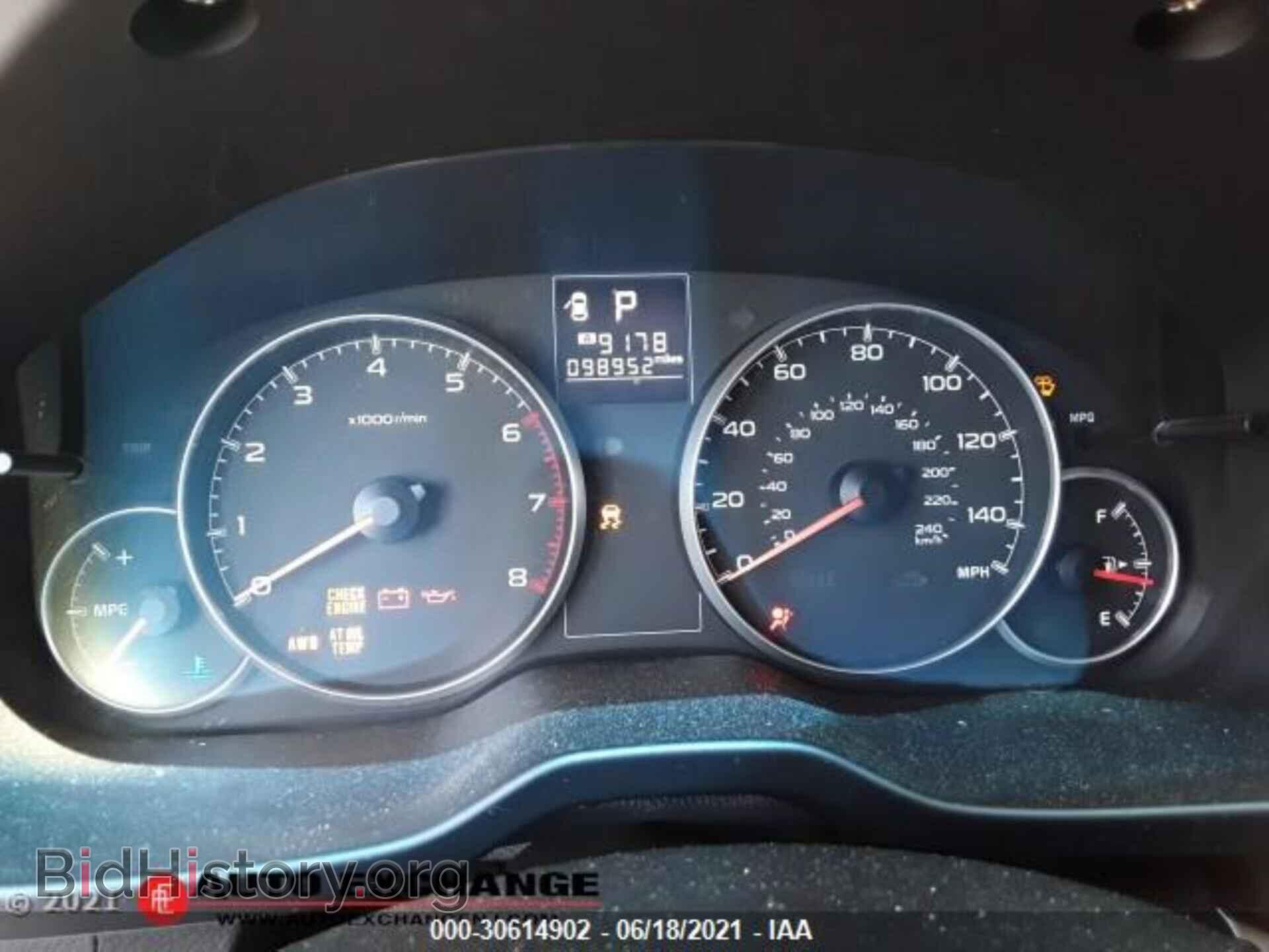 2014 SUBARU OUTBACK - VIN: 4S4BRBDC6E3212840 - Фото 9
