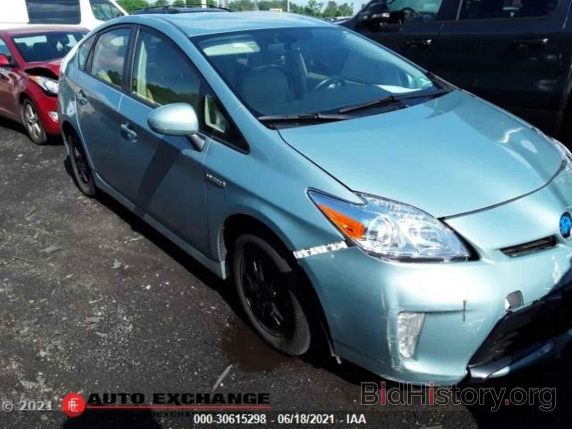 Photo JTDKN3DU5C5495182 - TOYOTA PRIUS 2012