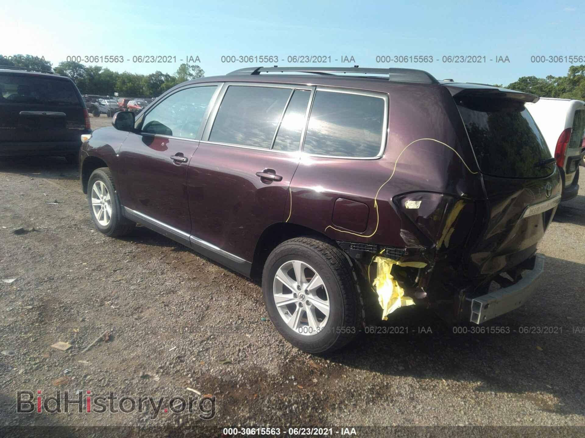 2012 TOYOTA HIGHLANDER - VIN: 5TDBK3EH0CS164286 - Фото 3