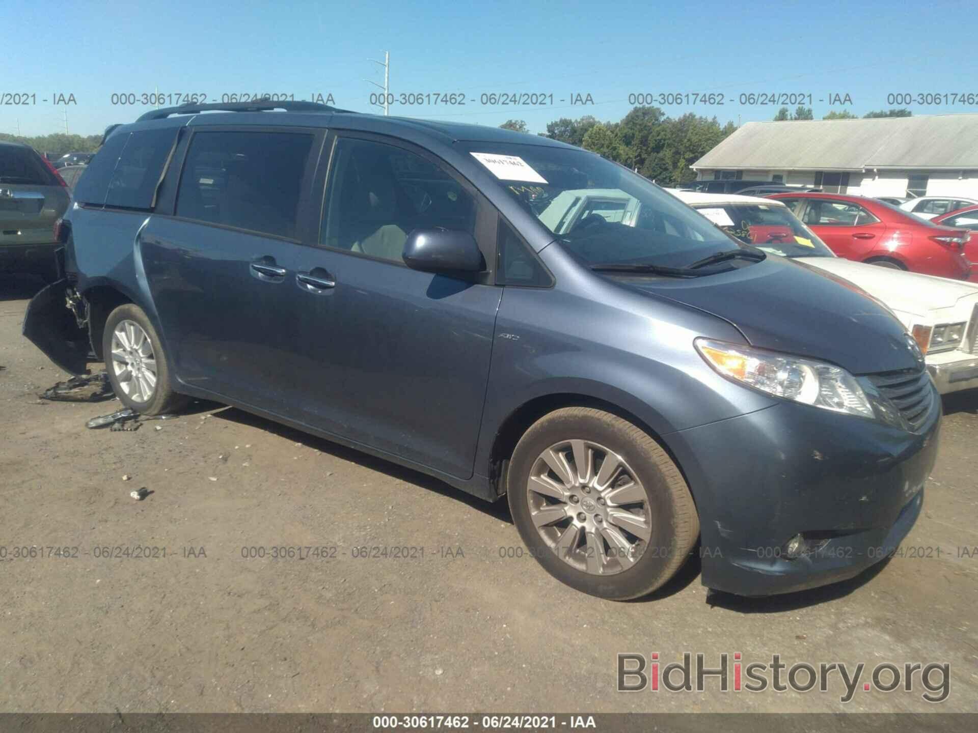 Photo 5TDDK3DC6GS133421 - TOYOTA SIENNA 2016