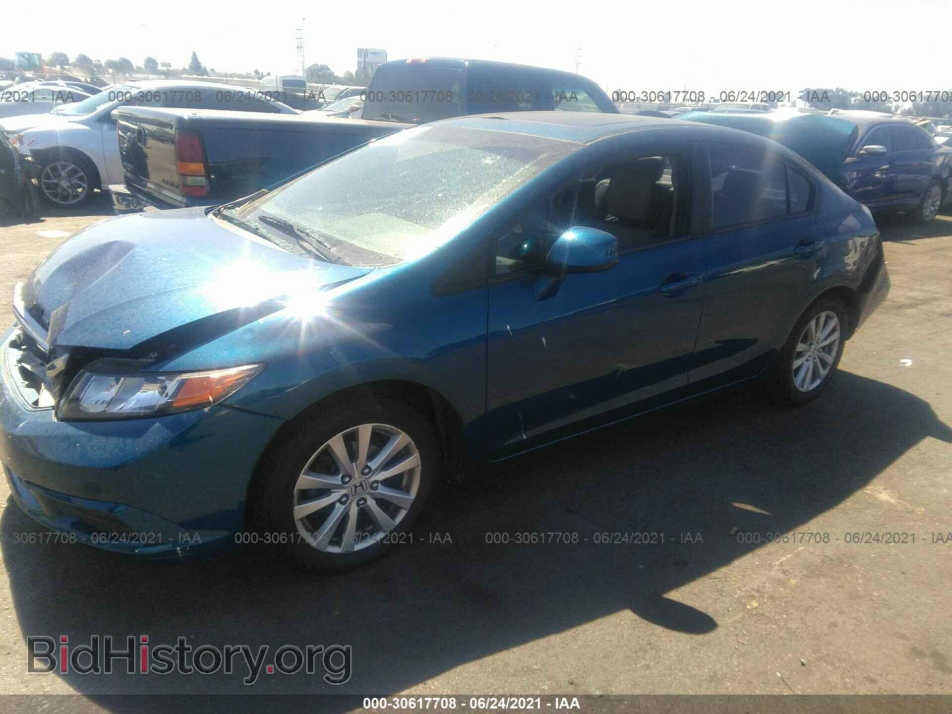 2012 HONDA CIVIC SDN - VIN: 19XFB2F93CE363443 - Фото 2