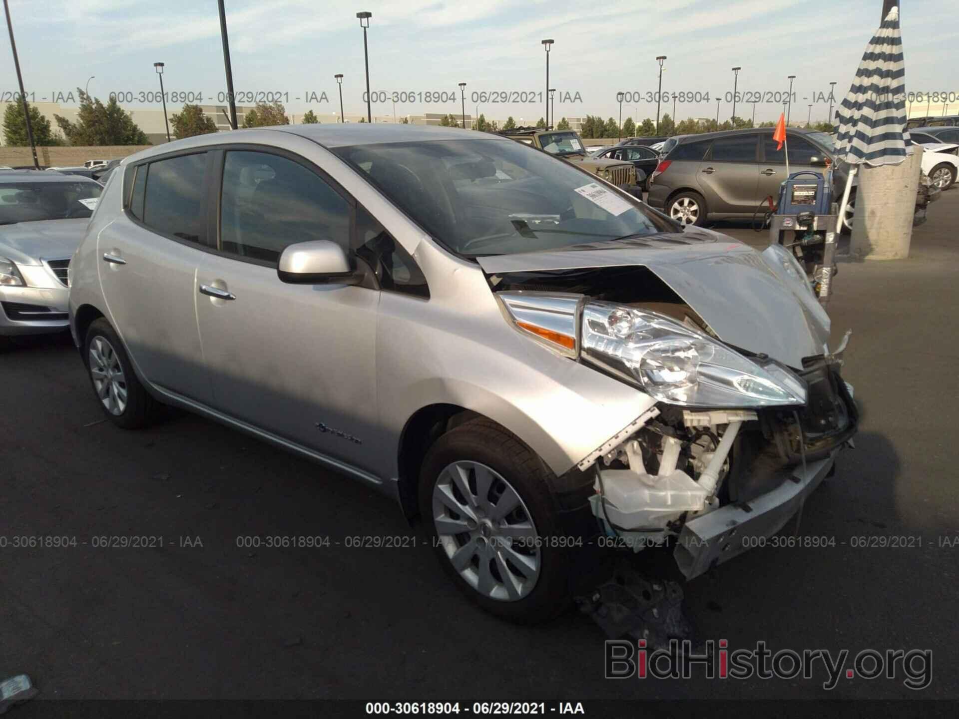 Photo 1N4BZ0CP7HC309939 - NISSAN LEAF 2017