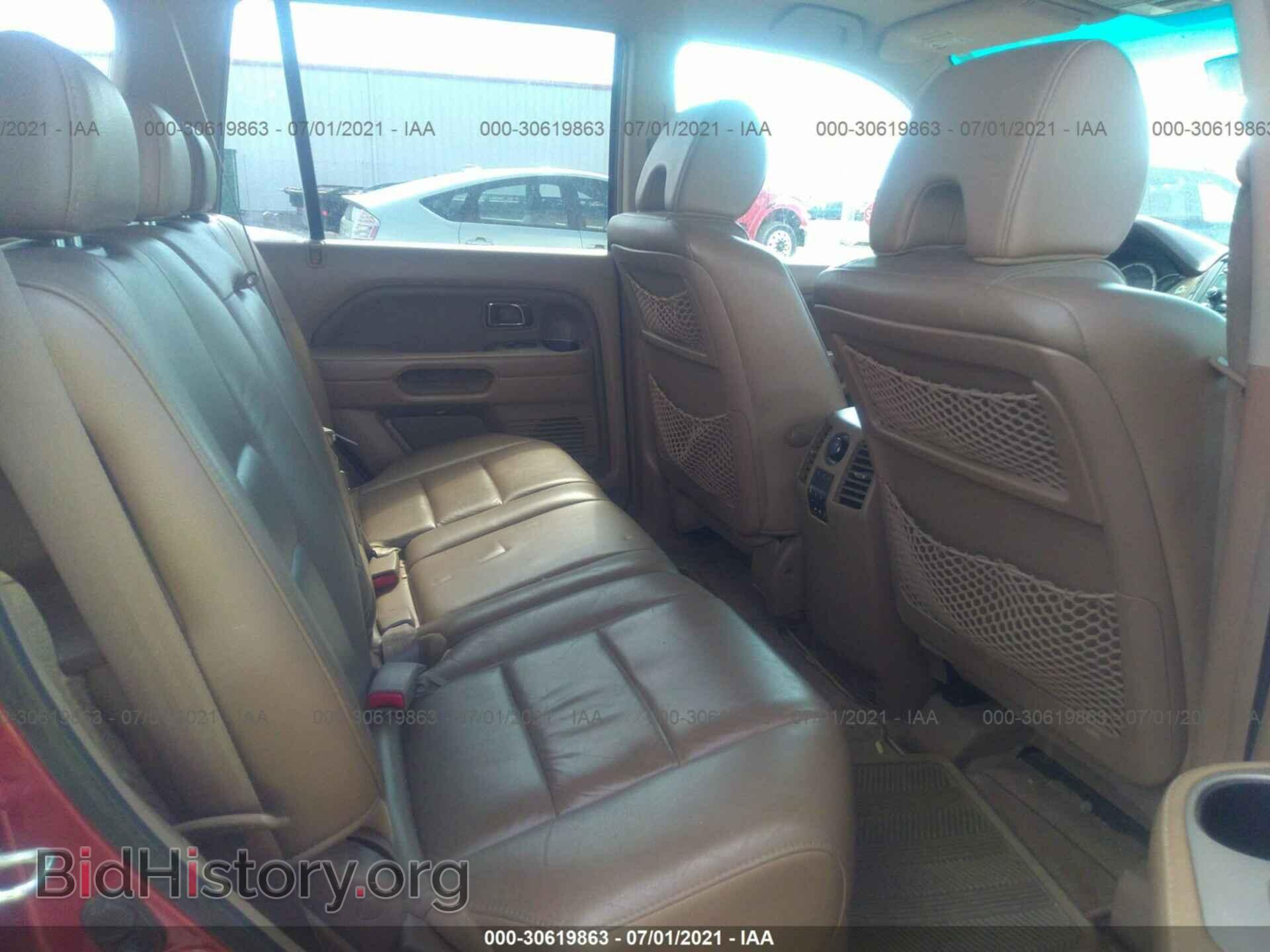 2006 HONDA PILOT - VIN: 2HKYF18626H509521 - Фото 8