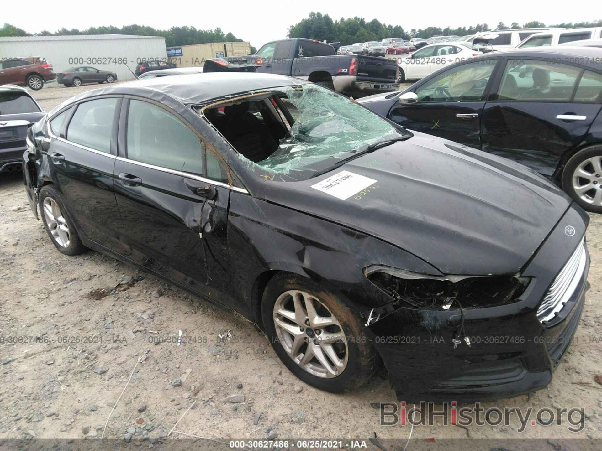 Photo 1FA6P0H76G5108388 - FORD FUSION 2016