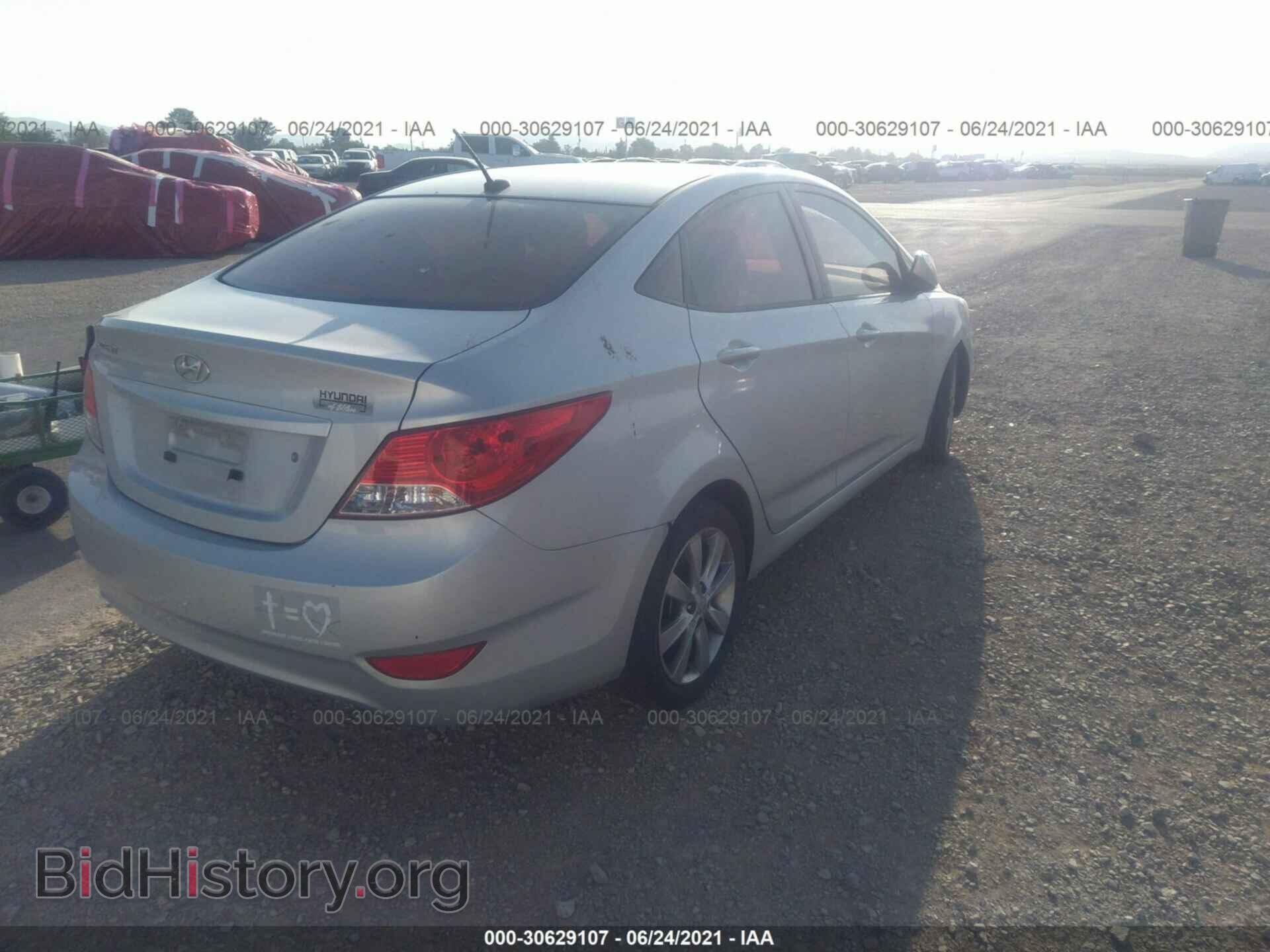 2013 HYUNDAI ACCENT - VIN: KMHCU4AE7DU452301 - Фото 4
