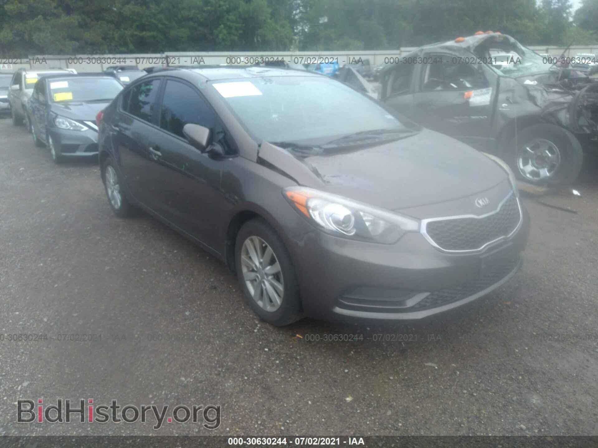 Photo KNAFX4A60E5161083 - KIA FORTE 2014