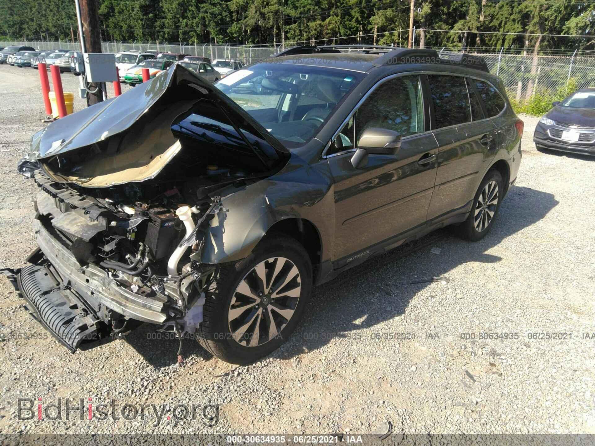 2015 SUBARU OUTBACK - VIN: 4S4BSANC5F3225593 - Фото 2